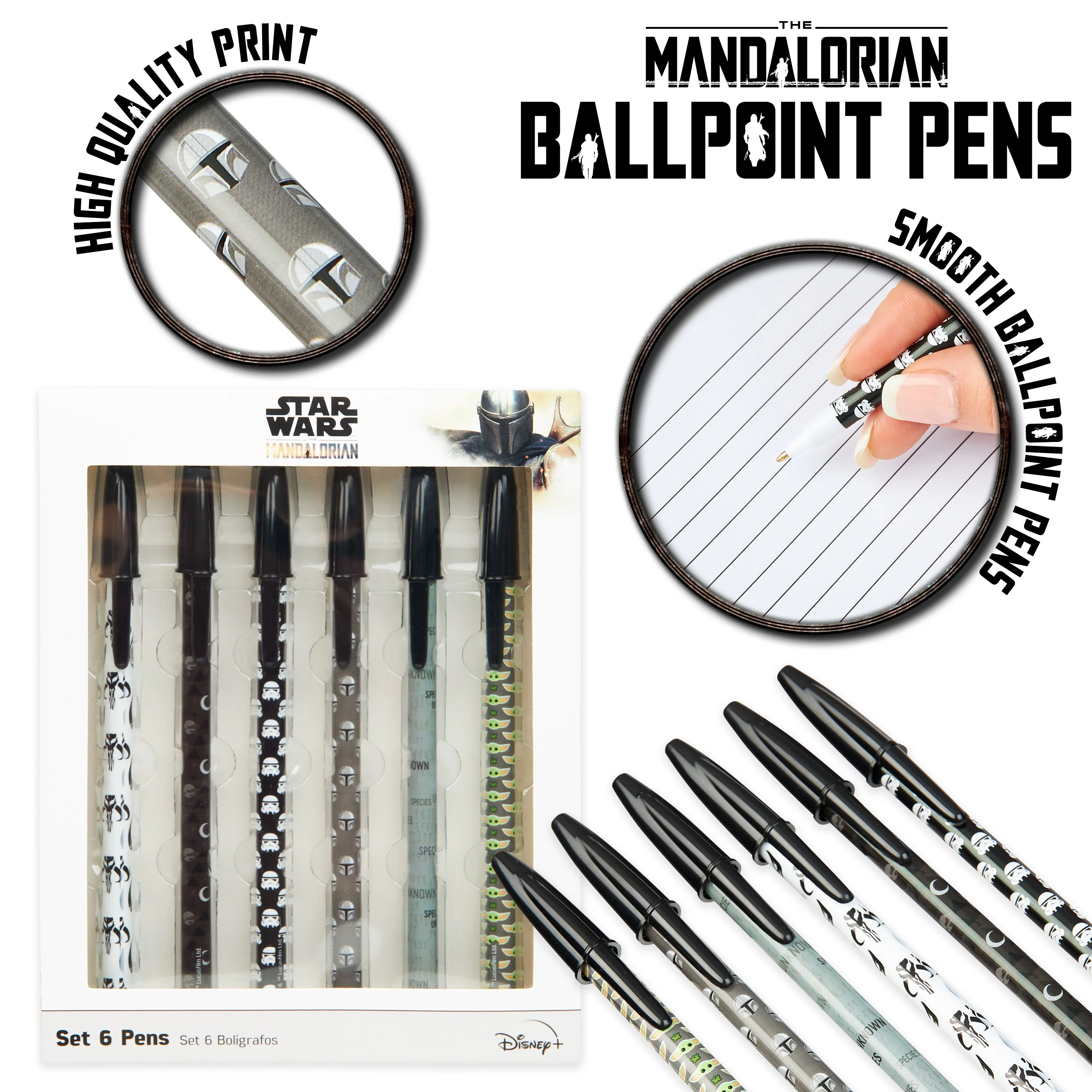 Disney The Mandalorian Stationery Set with Pencil Case, Notebook And Pen Set - Image 4