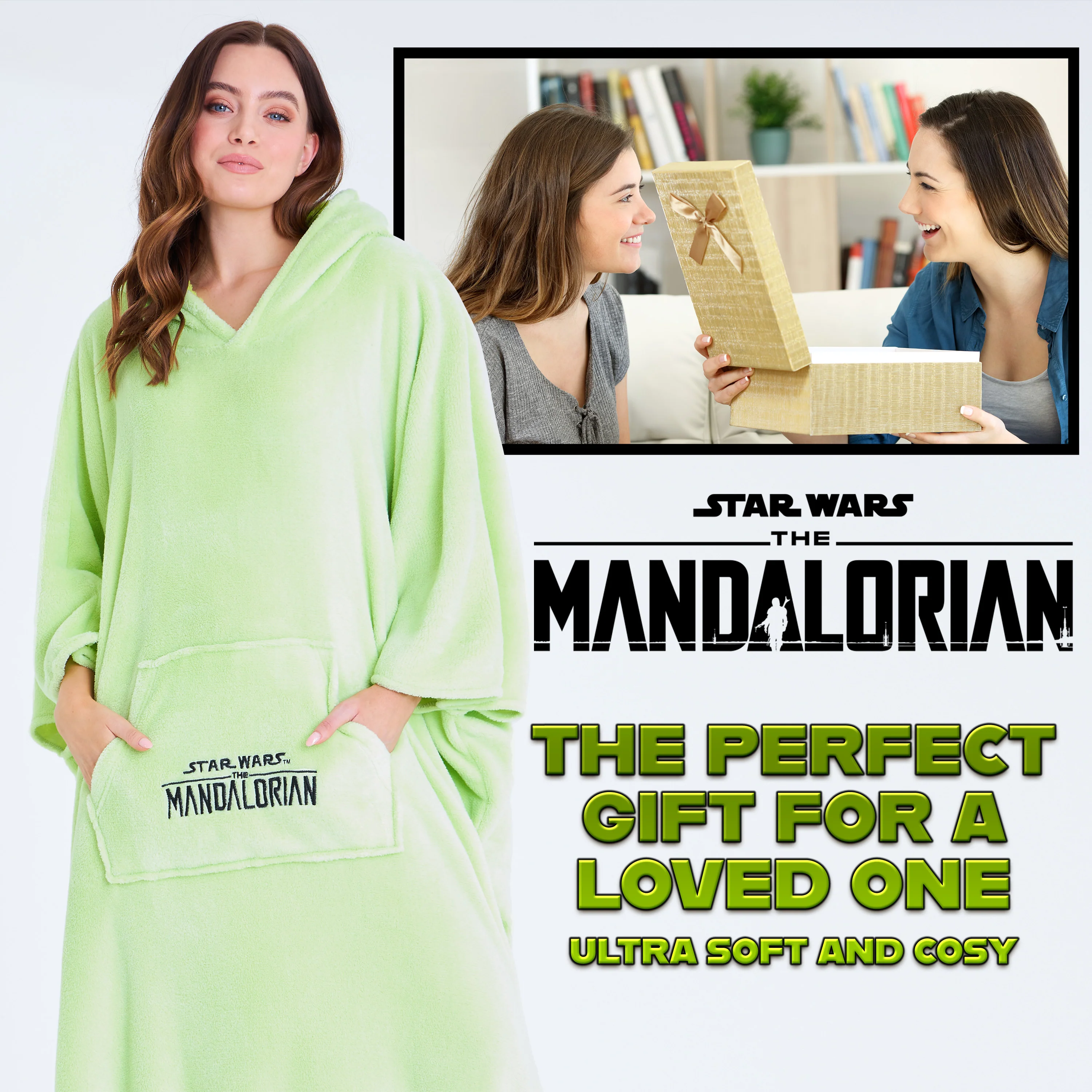 Disney The Mandalorian Wearable Blanket for Men, Women & Teens - Image 2