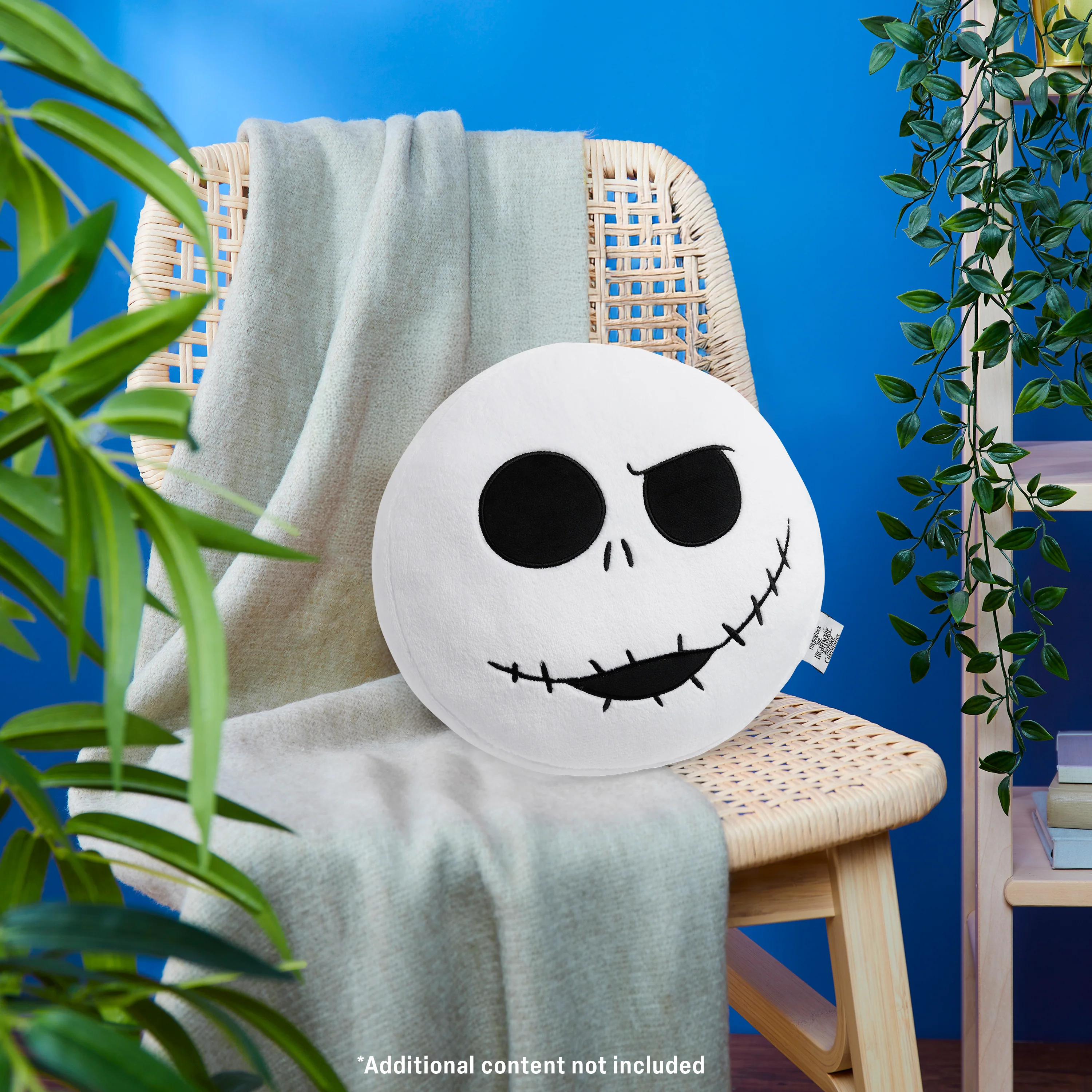 Disney The Nightmare Before Christmas 3D Plush Pillow Cushions for Bed 35 x 33cm (White/Black) - Image 2