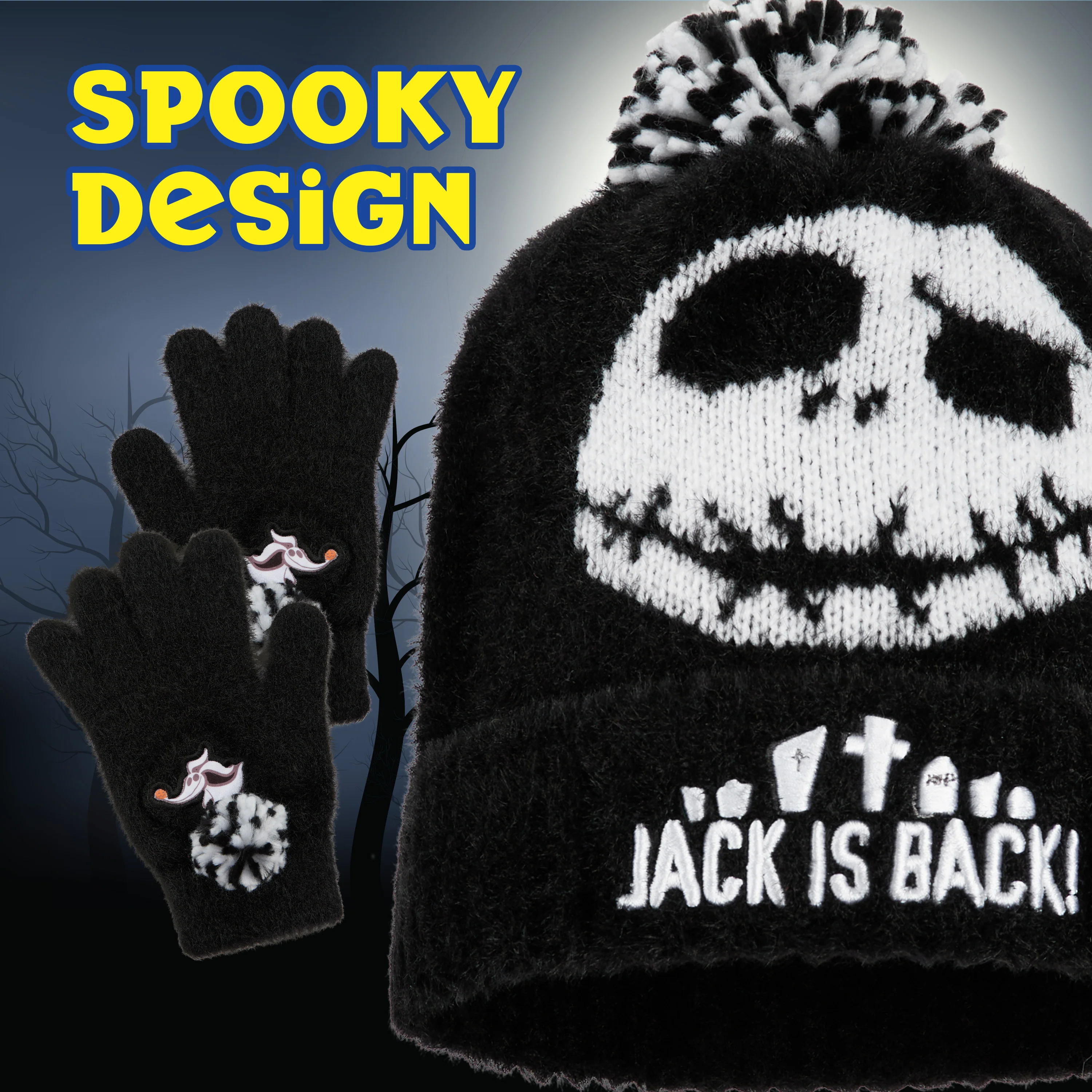 Disney The Nightmare Before Christmas Boys Winter Accessories Set - Boys Gifts - Image 6