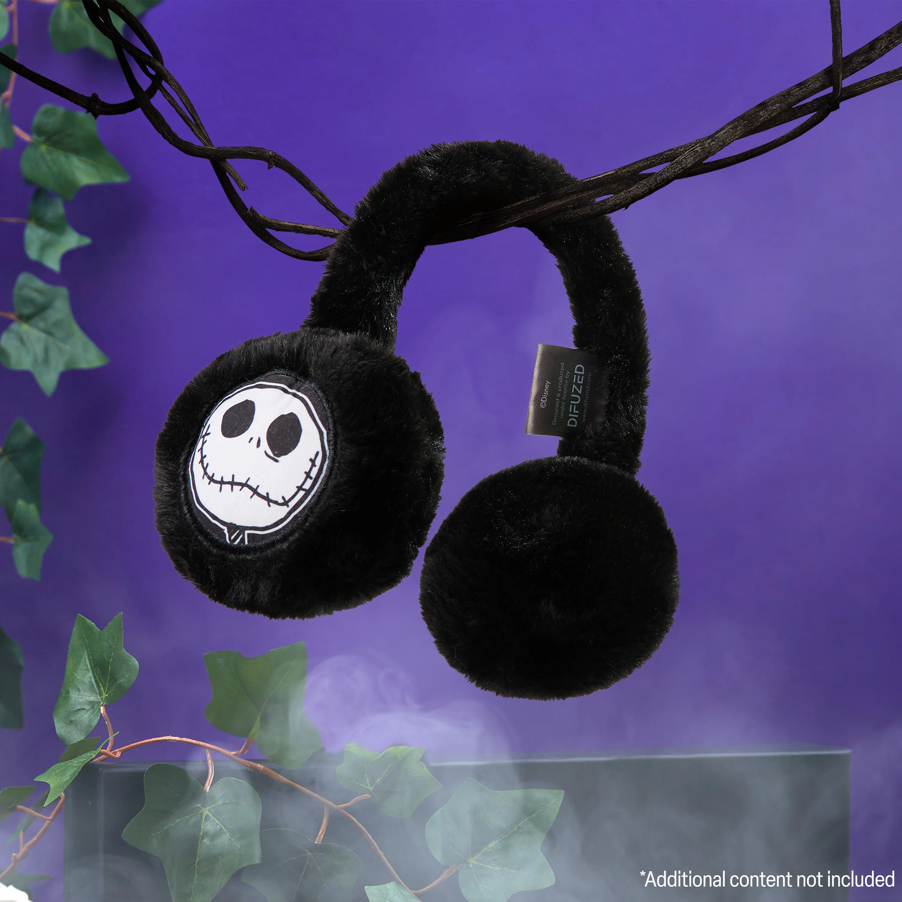 Disney The Nightmare Before Christmas Girls Fluffy Earmuffs - Gifts for Her - Image 2