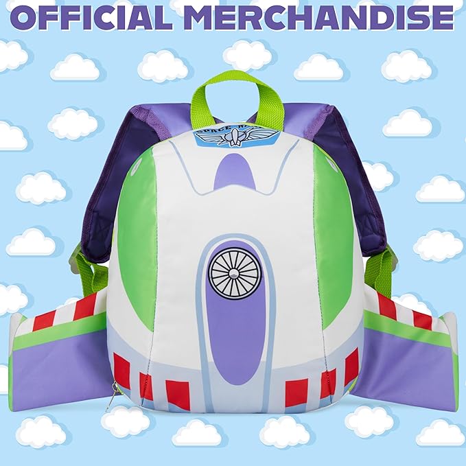 Disney Toy Story Backpack Kids Rucksack for Nursery Preschool Buzz Lightyear 3D Wings - Image 5