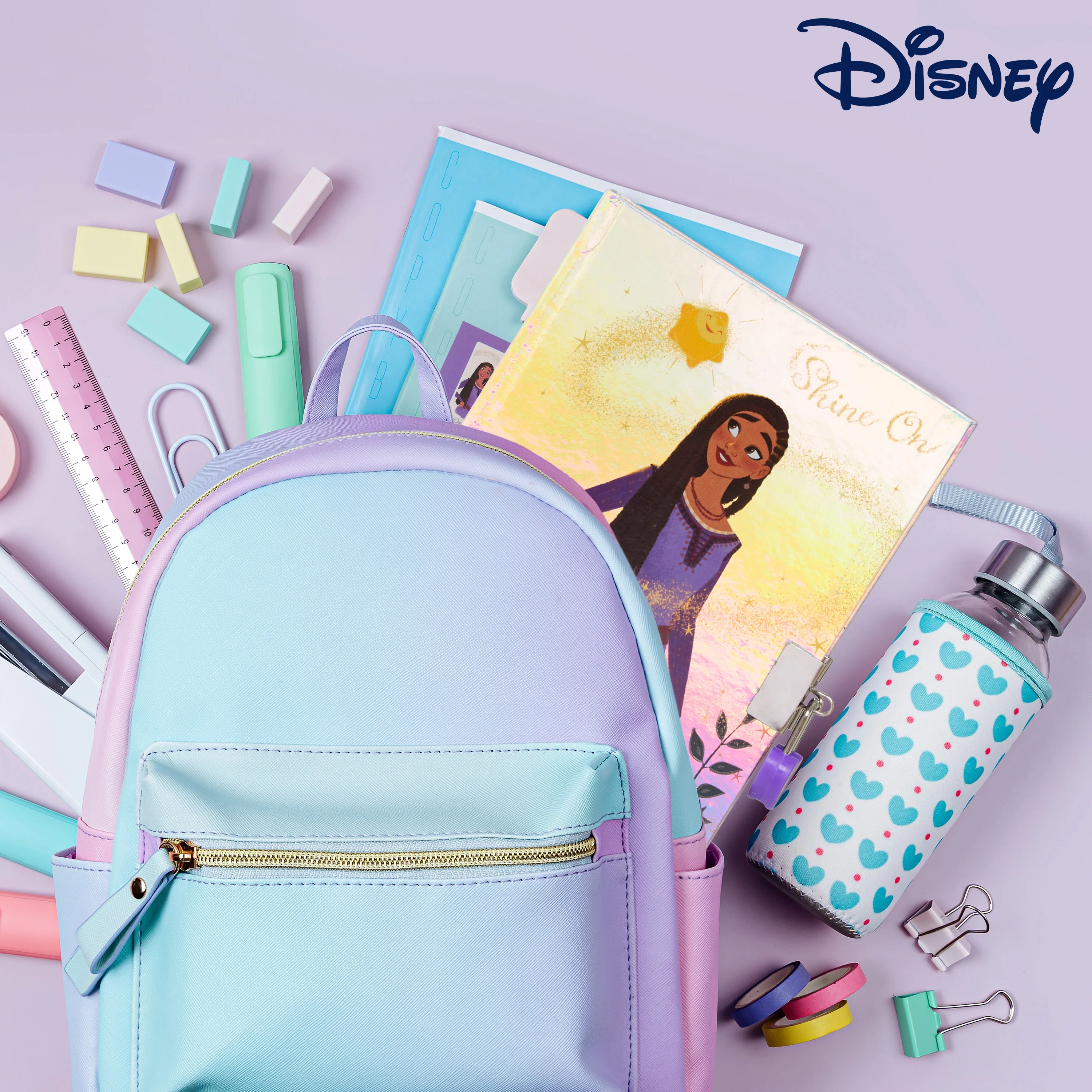 Disney Wish Diary for Girls -Girls Diary with Lock UV Invisible Ink Pen and Stickers Sheet - Image 2