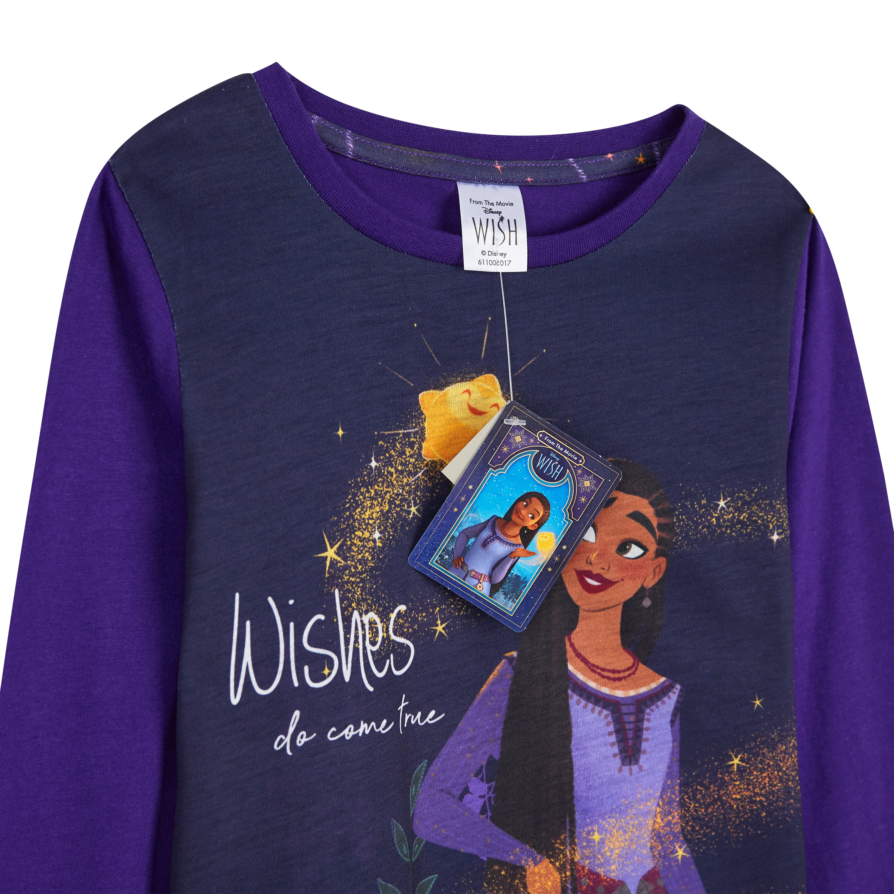 Disney Wish Girls Pyjamas for Kids - 2 Piece Long PJs for Girls - Image 5