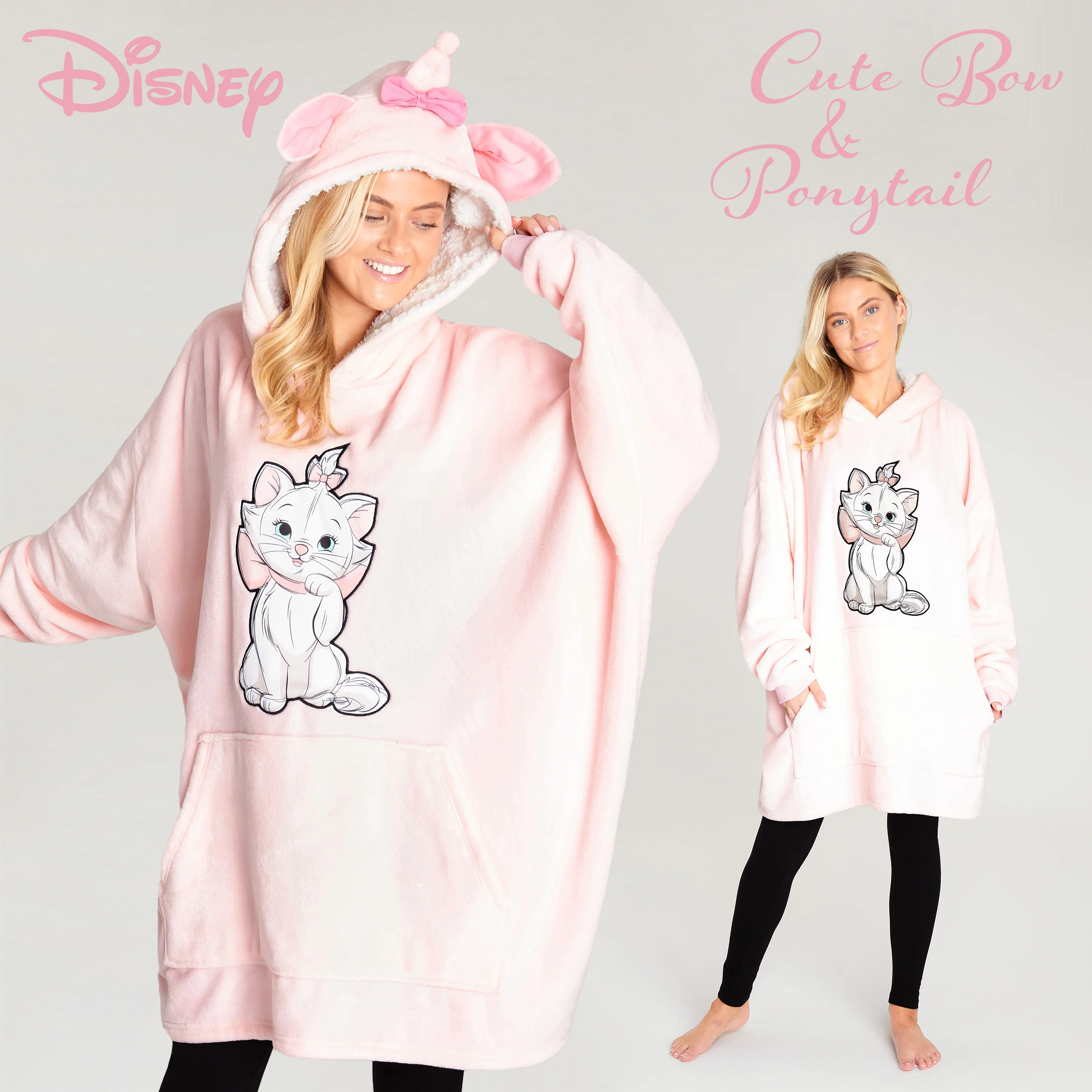 Disney Women's Hoodies, Oversized Blanket Hoodie - Image 5