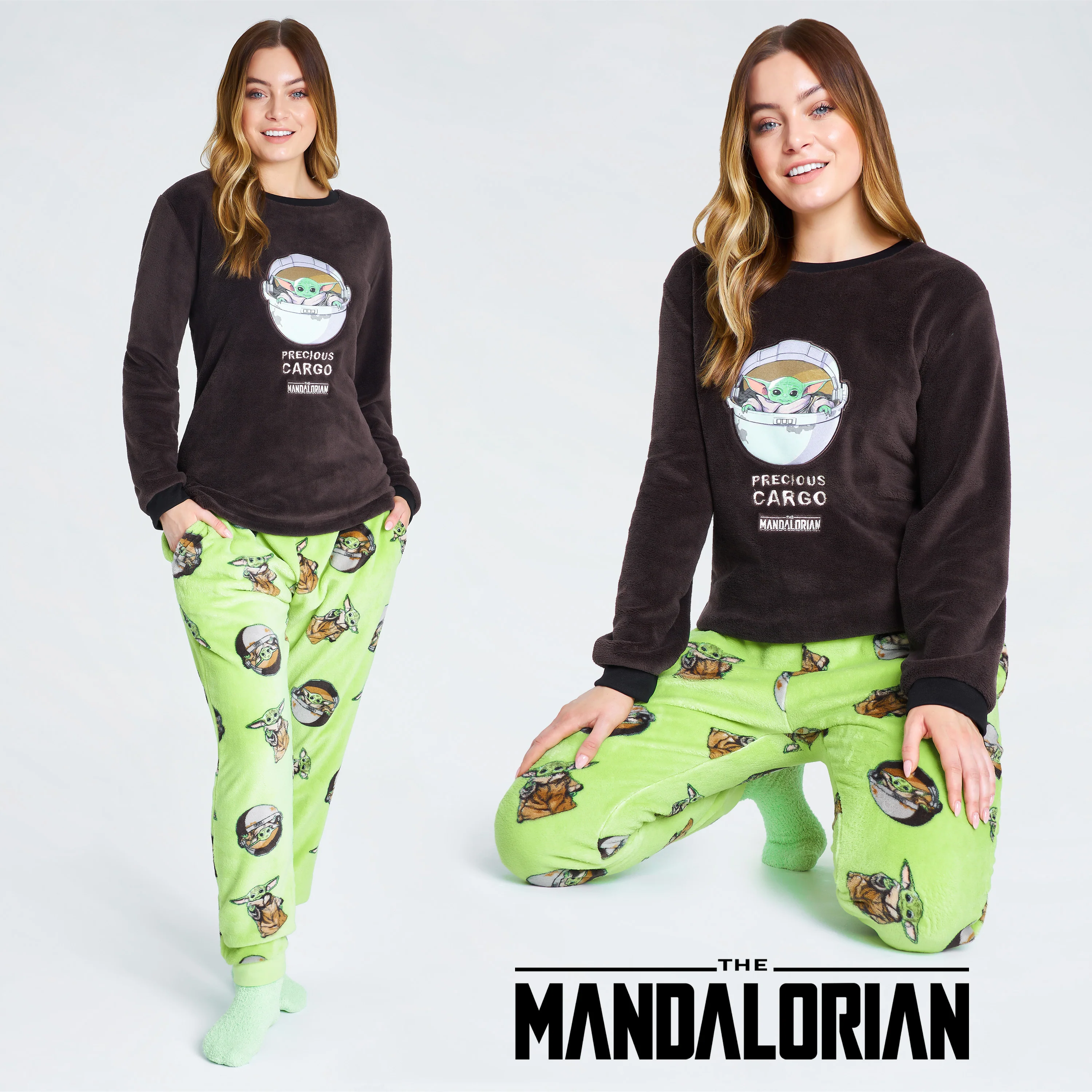 Disney Womens Pyjamas, Fleece Loungewear and Fluffy Socks Stitch Gift Set - Image 3