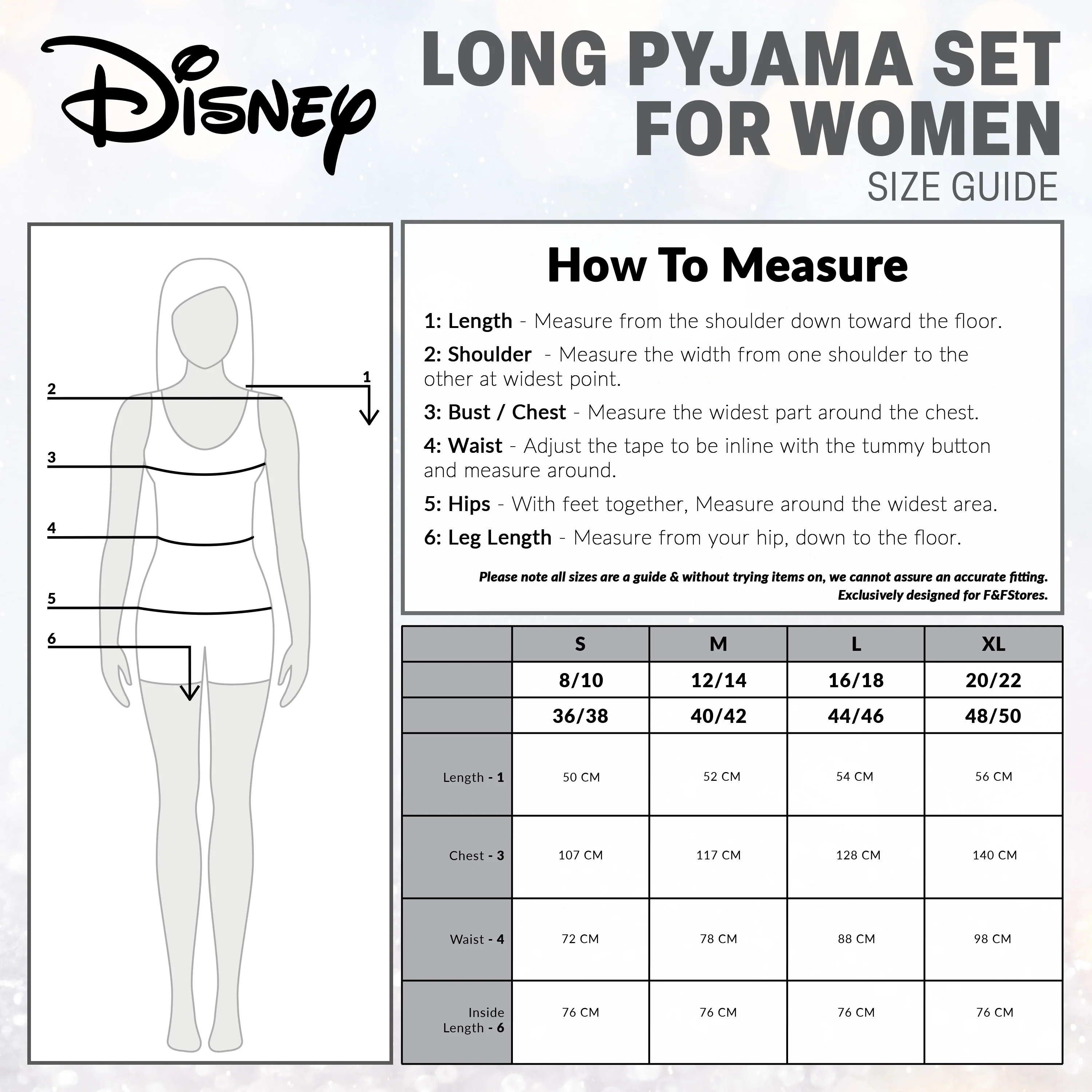 Disney Stitch Womens Pyjamas Set - Nightwear Baby Yoda Long PJs Comfy Lounge Wear S-XL Women Teenagers - Gifts for Women - Image 6