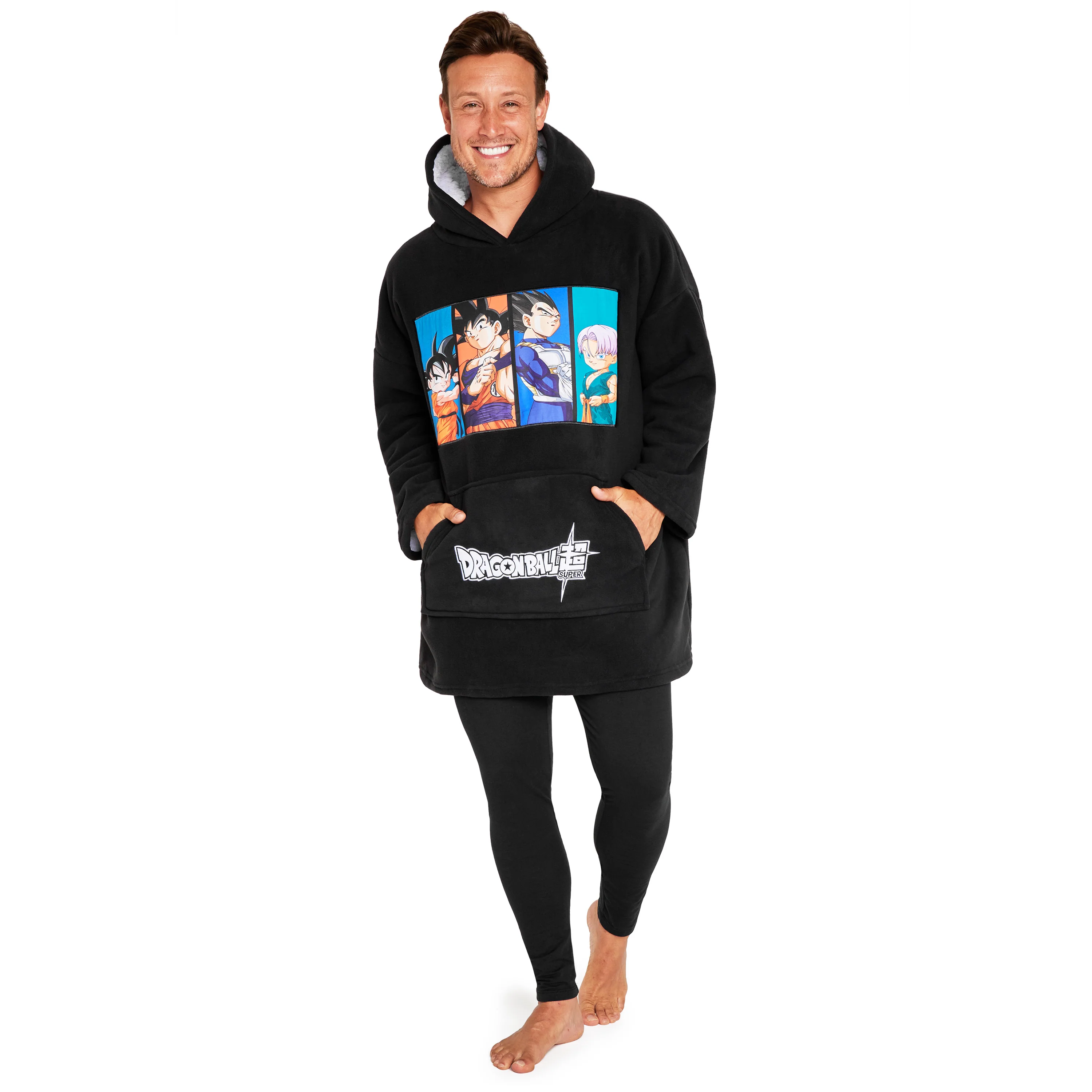 Dragon Ball Z Blanket Hoodie for Men and Teenagers