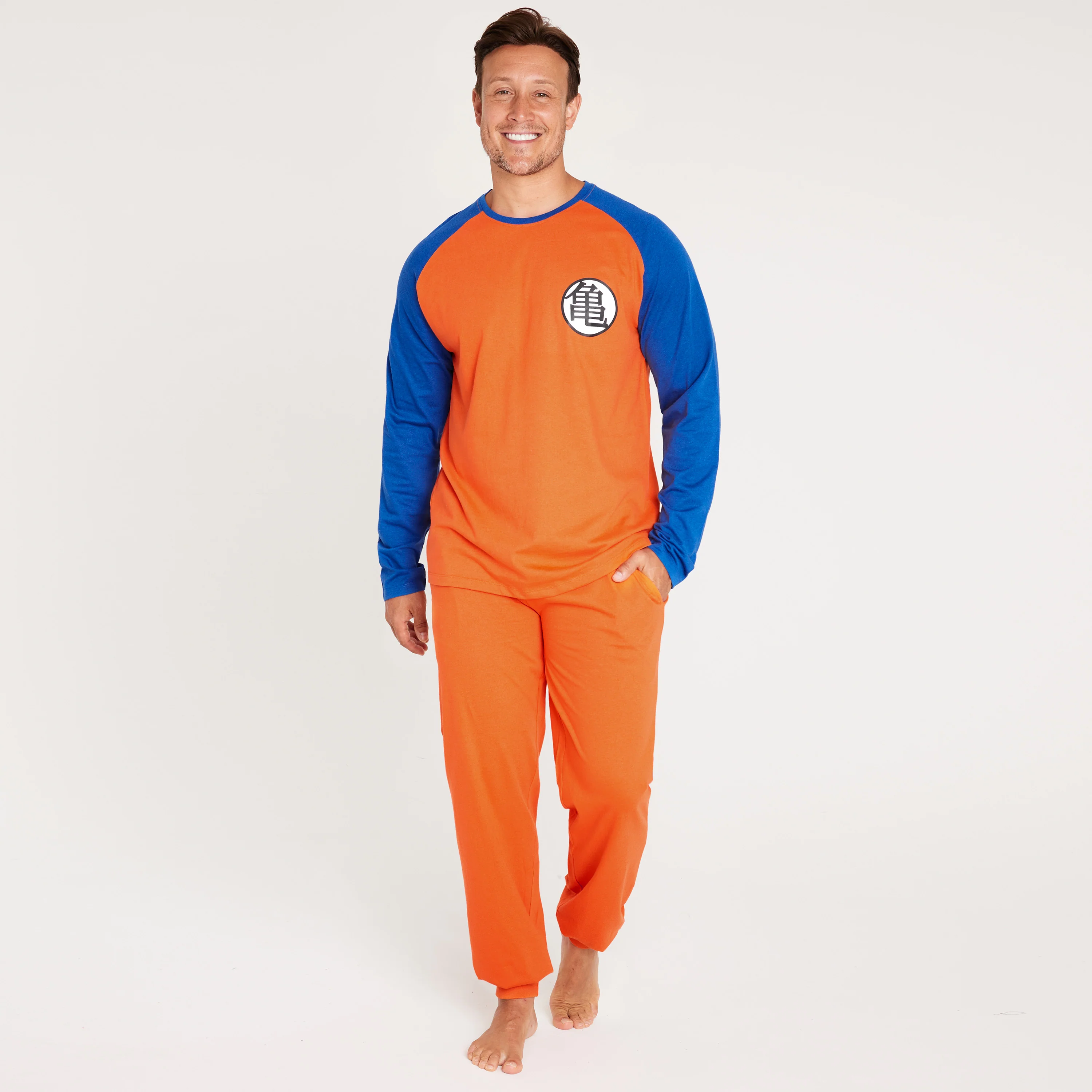 Dragon Ball Z Mens Pyjamas Set - Nightwear Long Sleeve PJs Lounge Set for Men and Teenagers S-3XL - Gifts for Him - Image 3