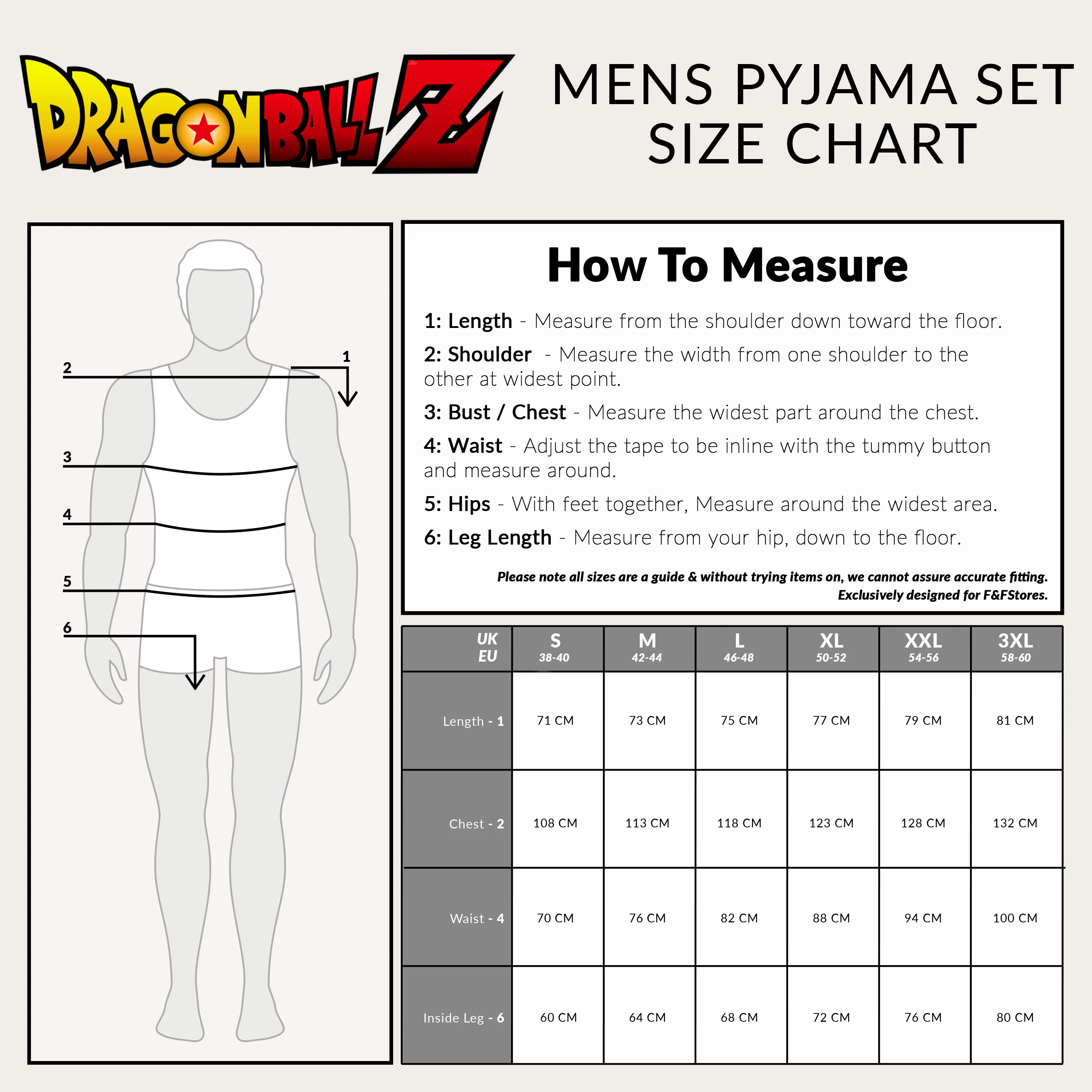 Dragon Ball Z Mens Pyjamas Set - Nightwear Long Sleeve PJs Lounge Set for Men and Teenagers S-3XL - Gifts for Him - Image 6