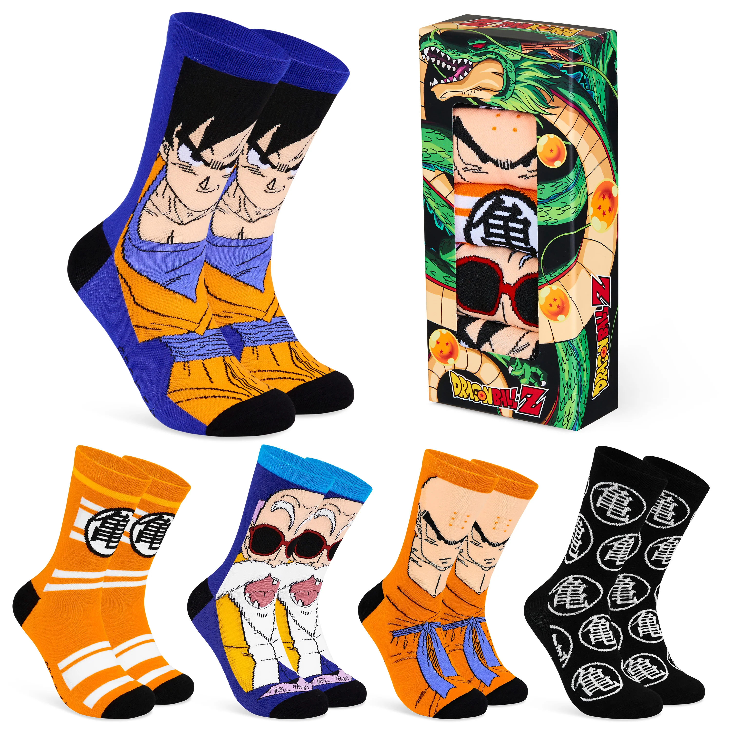 Dragon Ball Z Mens Socks Pack of 5 Crew Socks for Men Teenagers Soft Breathable Work Sports Casual Size 7-12 Anime Gifts - Image 6
