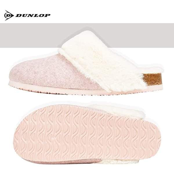 Dunlop Comfy Memory Foam Indoor Outdoor Super Soft Fluffy Slippers for Women - Image 4