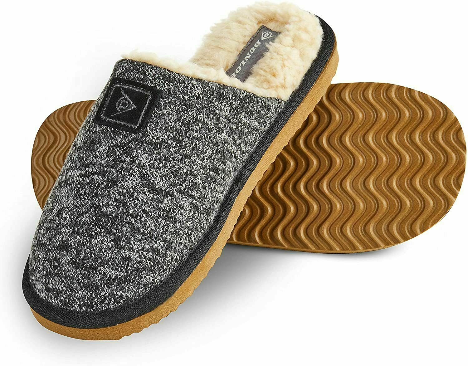 Dunlop Comfy Memory Foam Slippers with Rubber Sole Anti Slip for Men - Image 22