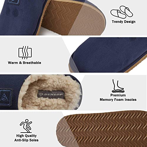 Dunlop Comfy Memory Foam Slippers with Rubber Sole Anti Slip for Men - Image 4