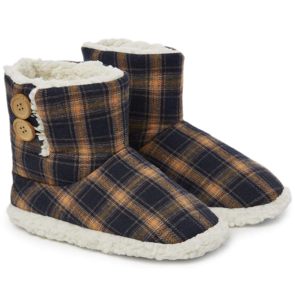 Dunlop Memory Foam Faux Sheepskin Fur Plush Bootie Slippers for Women - Image 16