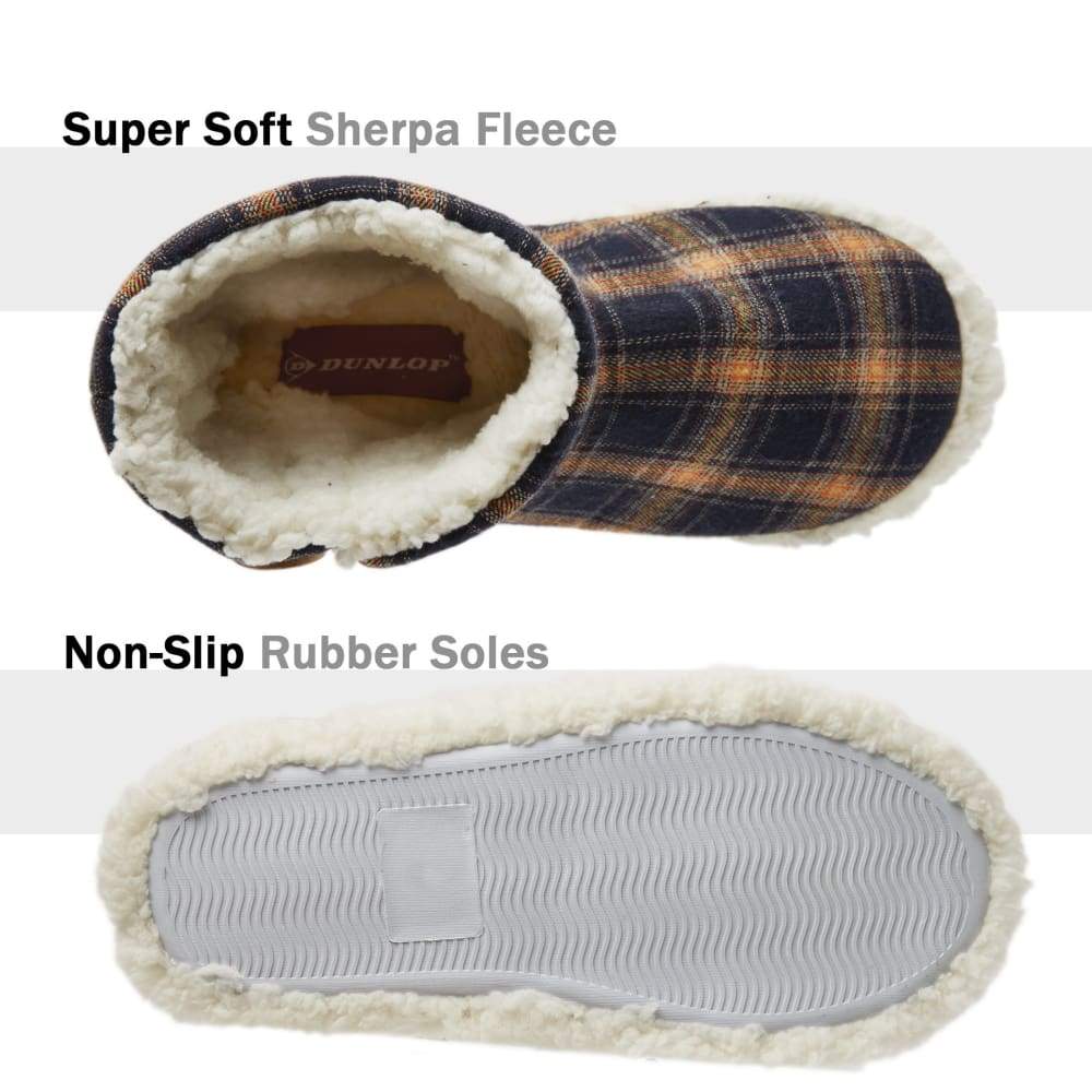 Dunlop Memory Foam Faux Sheepskin Fur Plush Bootie Slippers for Women - Image 20
