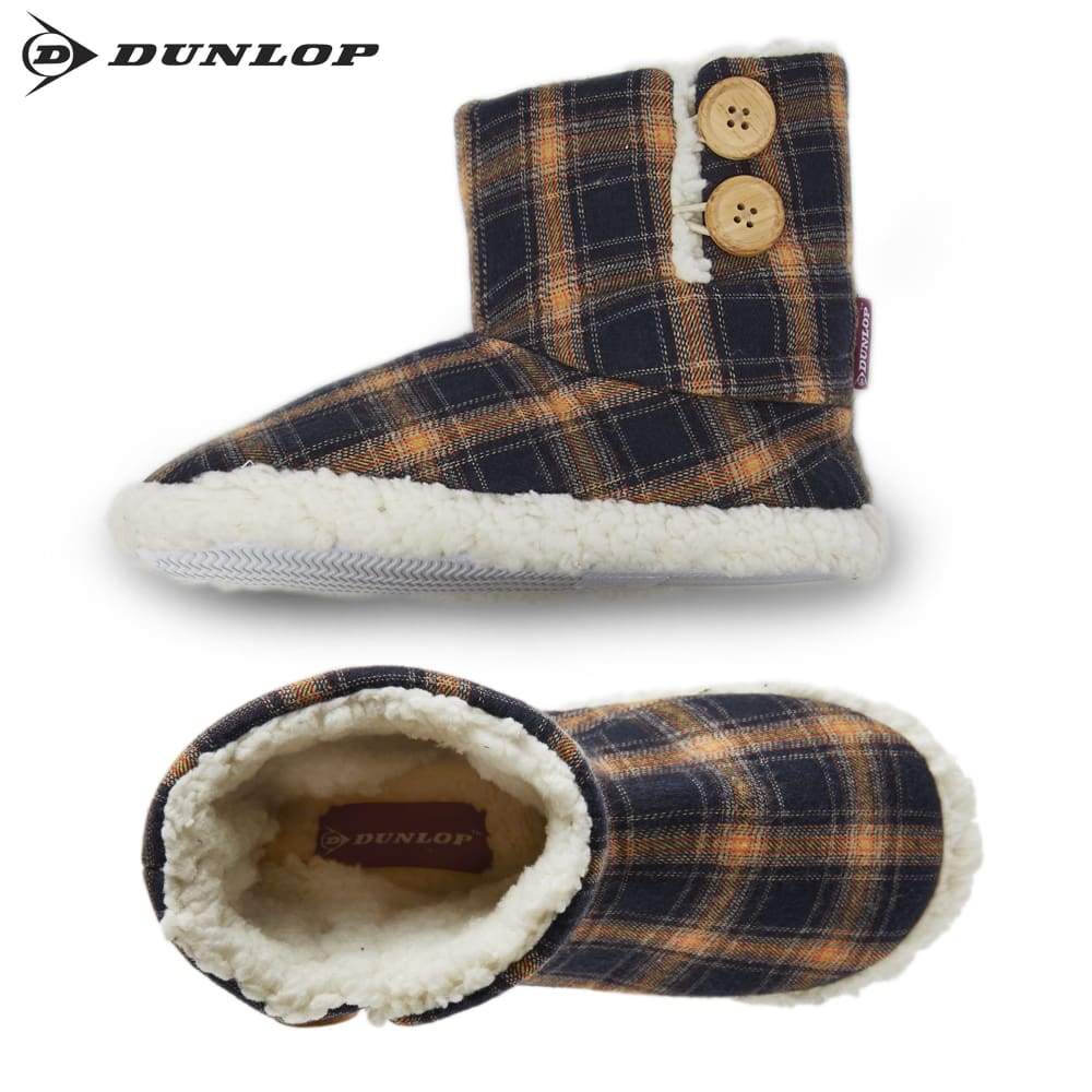 Dunlop Memory Foam Faux Sheepskin Fur Plush Bootie Slippers for Women - Image 21