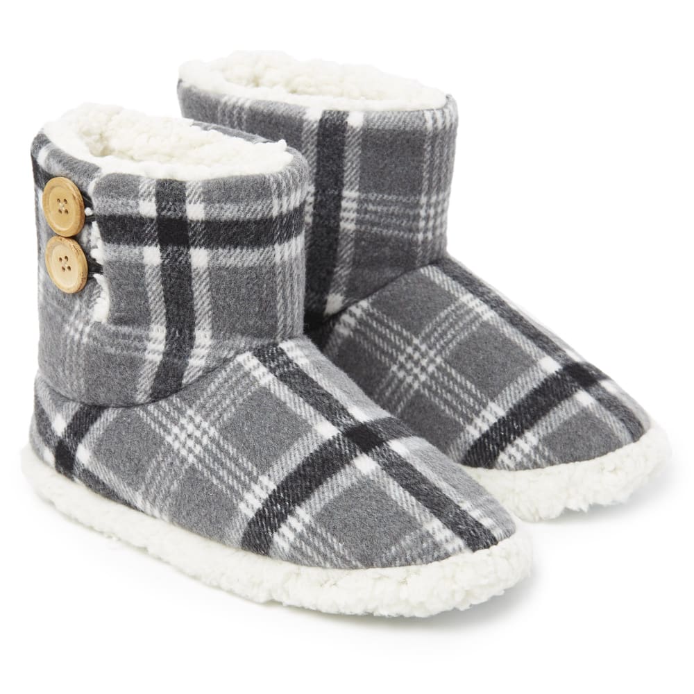 Dunlop Memory Foam Faux Sheepskin Fur Plush Bootie Slippers for Women - Image 9
