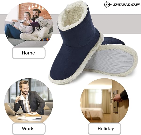 Dunlop Men's Slippers - Boot Slippers for Men - Image 18