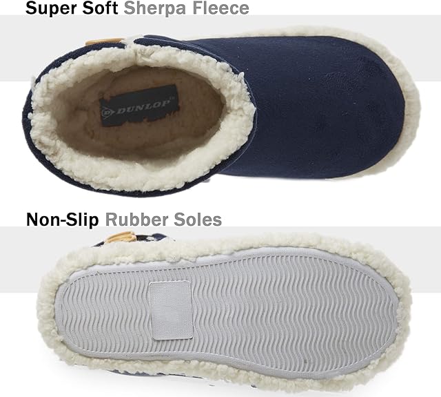 Dunlop Men's Slippers - Boot Slippers for Men - Image 20