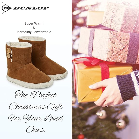 Dunlop Men's Slippers - Boot Slippers for Men - Image 26