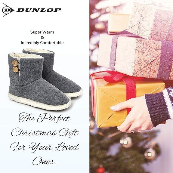 Dunlop Men's Slippers - Boot Slippers for Men - Image 8