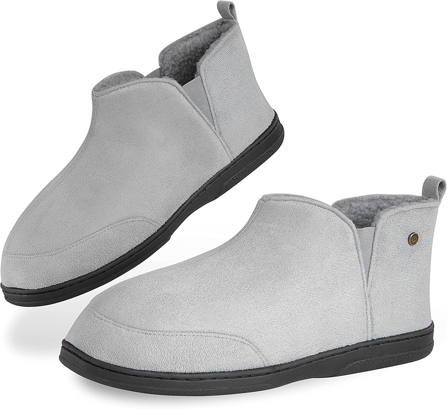 Dunlop Men's Slippers, Memory Foam Boot Slippers with Rubber Sole, Gifts for Men - Image 16