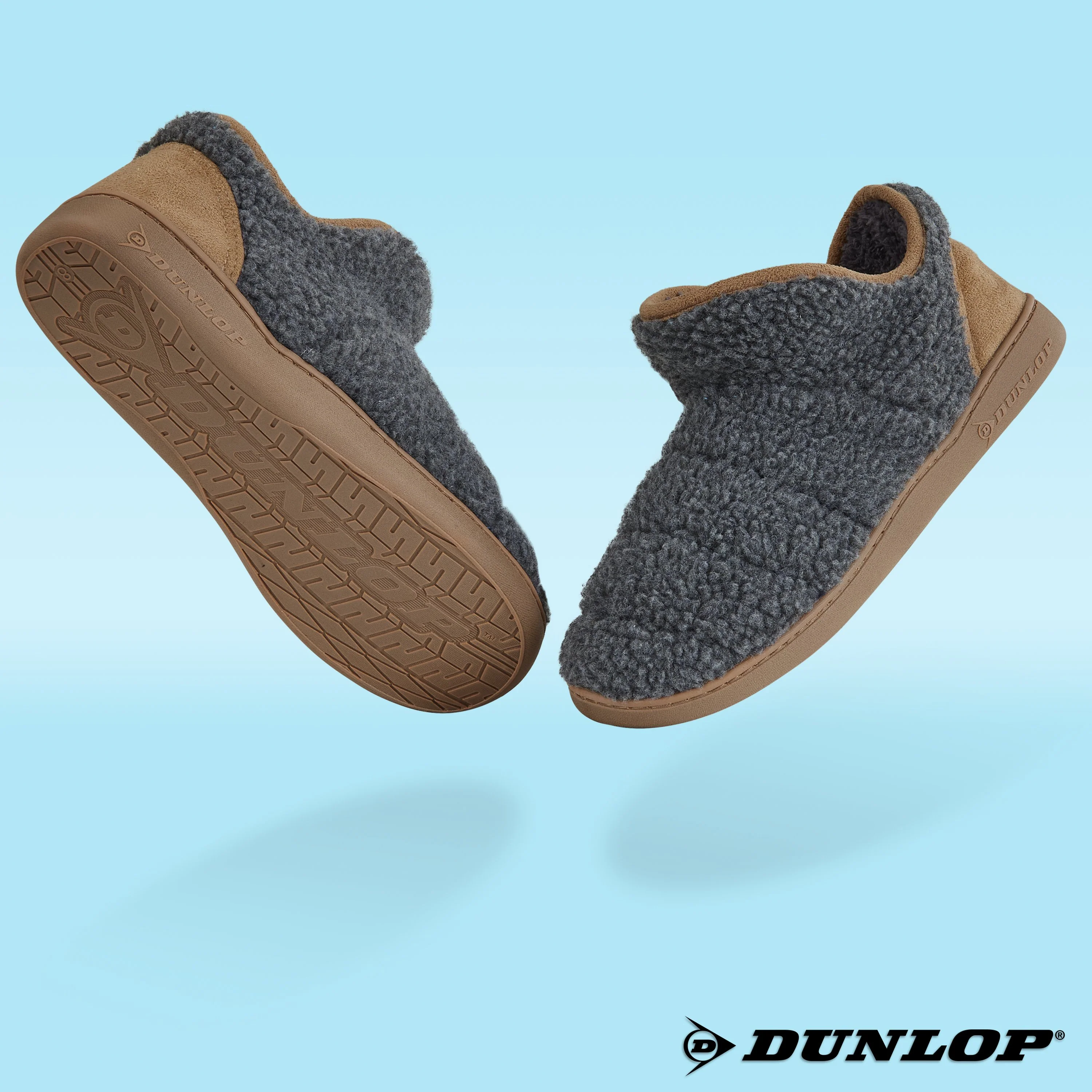 Dunlop Men's Slippers, Memory Foam Boot Slippers with Rubber Sole, Gifts for Men - Image 19