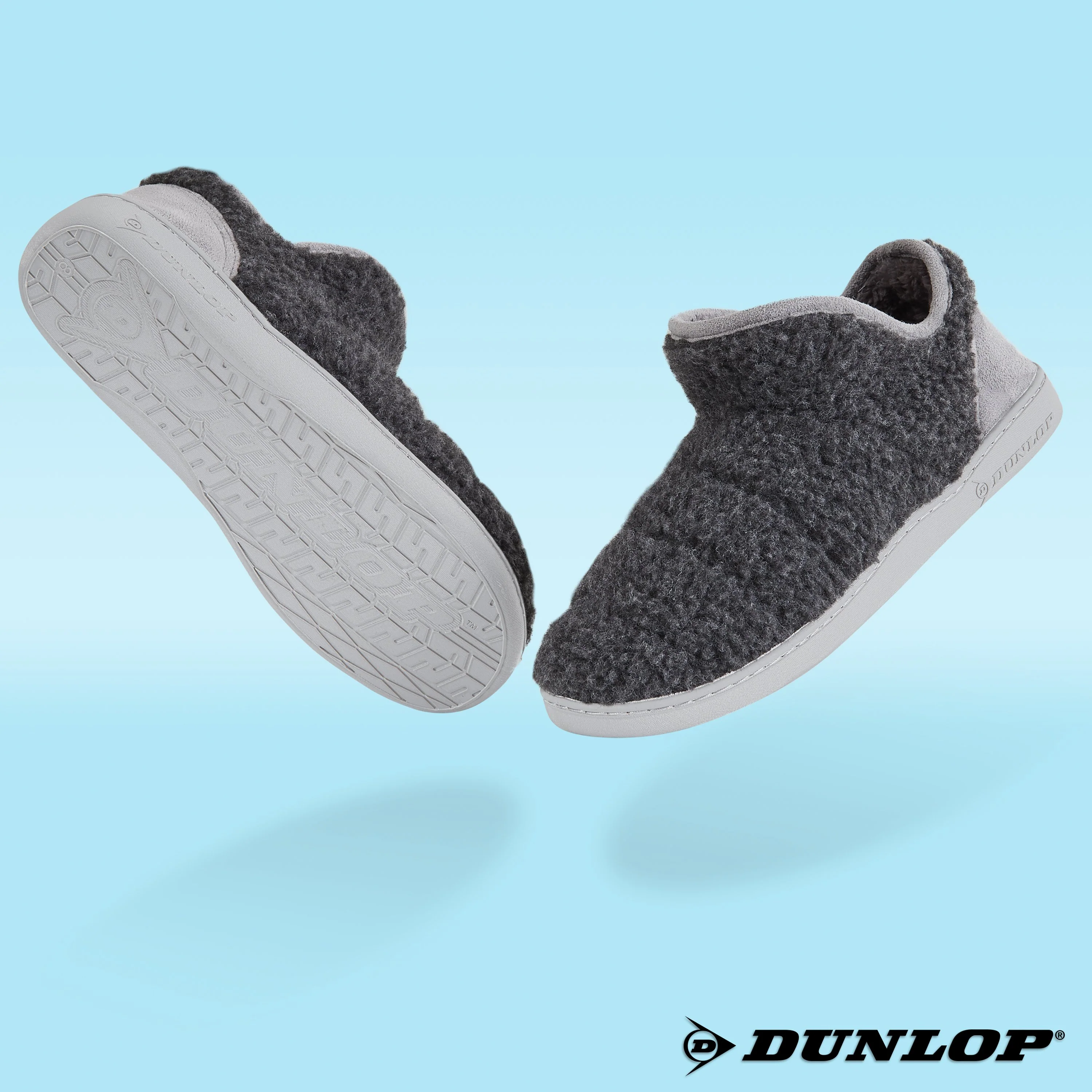 Dunlop Men's Slippers, Memory Foam Boot Slippers with Rubber Sole, Gifts for Men - Image 26