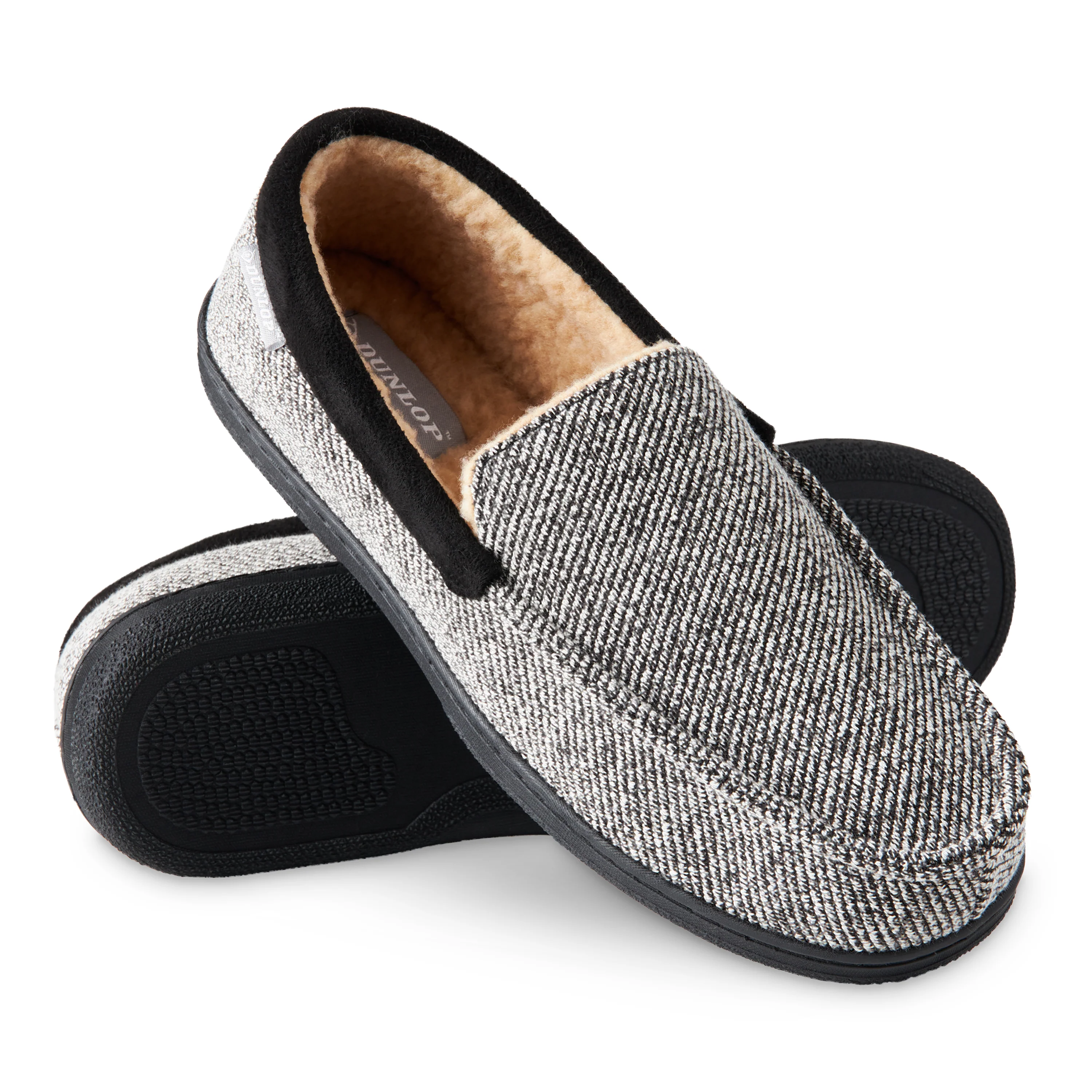 Dunlop Moccasins Slippers for Men With Rubber Sole - Image 8