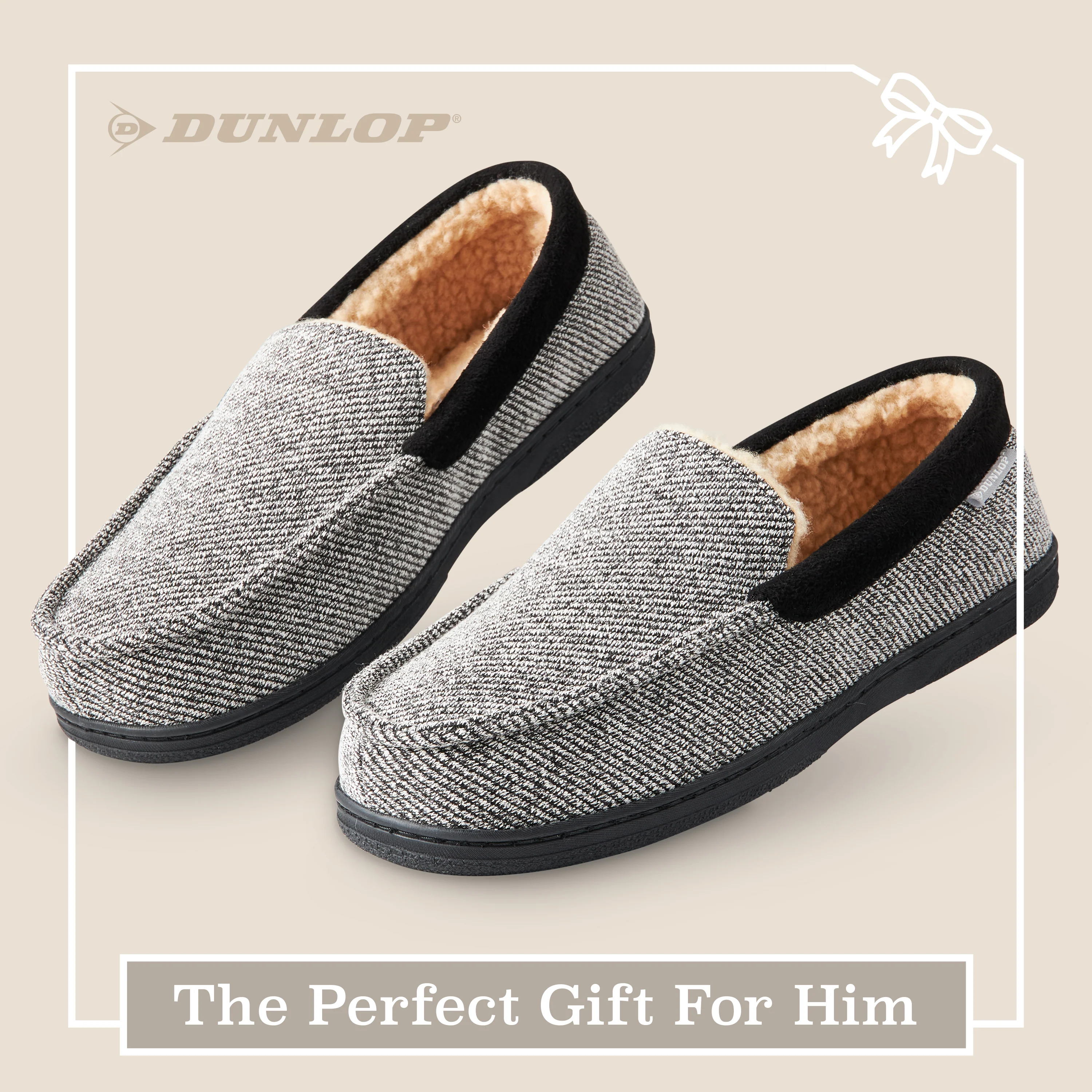 Dunlop Moccasins Slippers for Men With Rubber Sole - Image 9