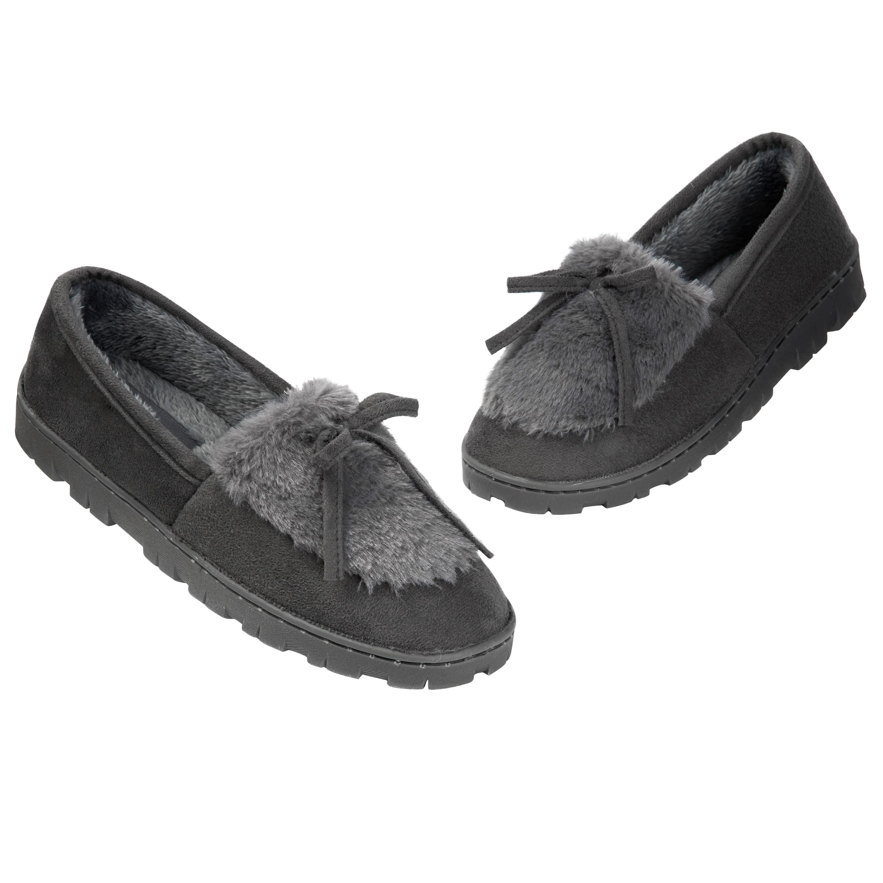 DUNLOP Slippers Women - Fluffy Indoor House Shoes - Image 2