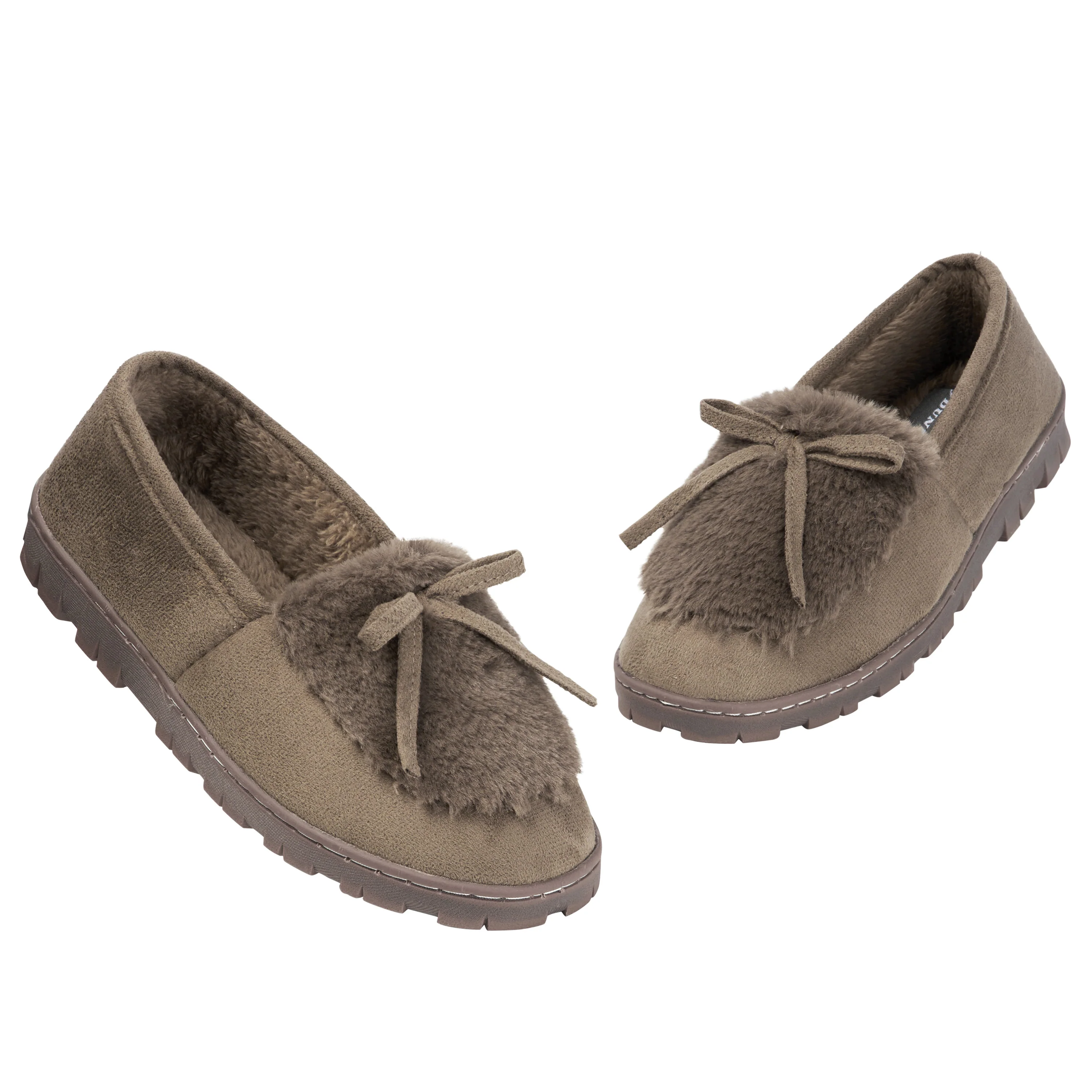 DUNLOP Slippers Women - Fluffy Indoor House Shoes - Image 8