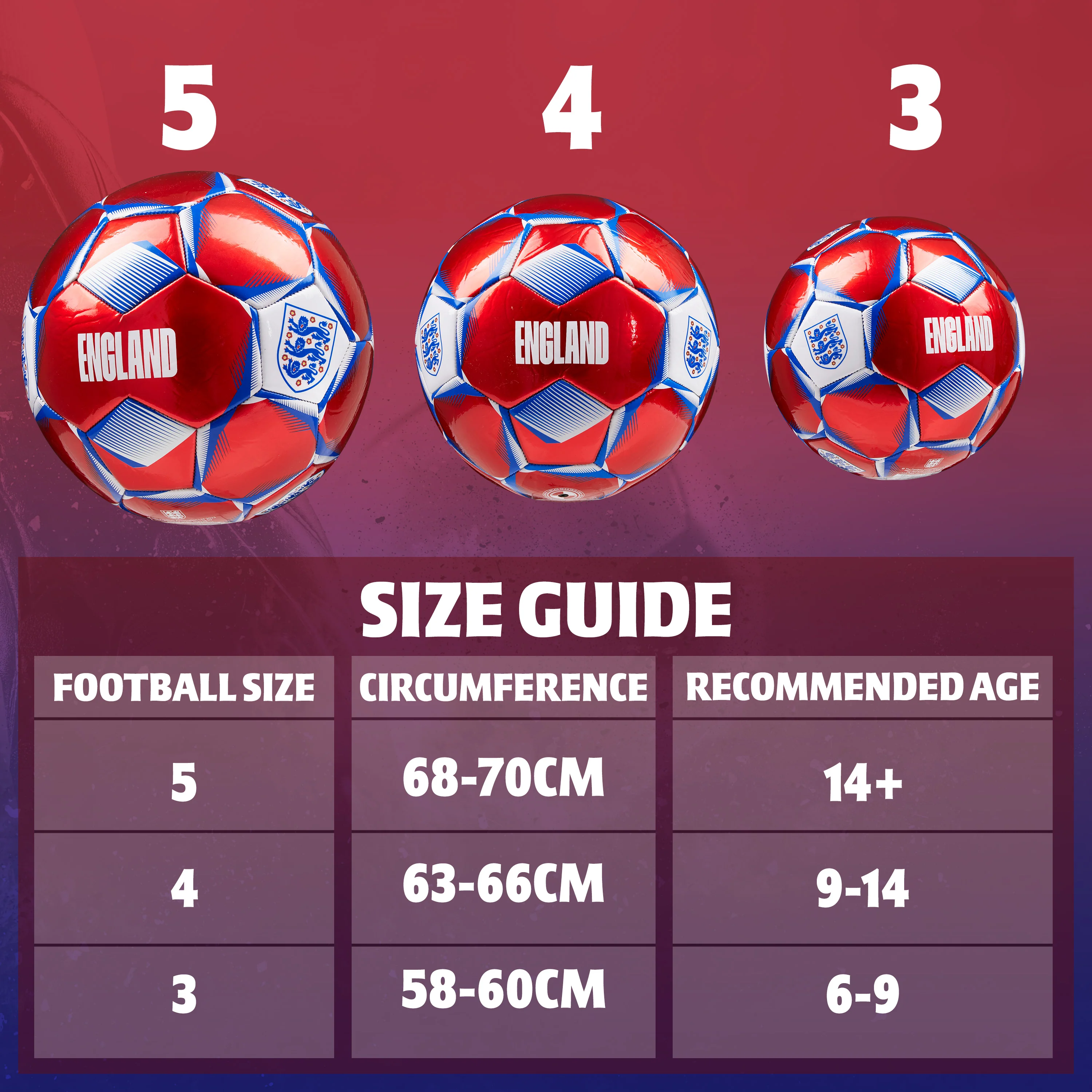 England FA Football - Soccer Ball for Adults & Teenagers - Size 5 - Image 12