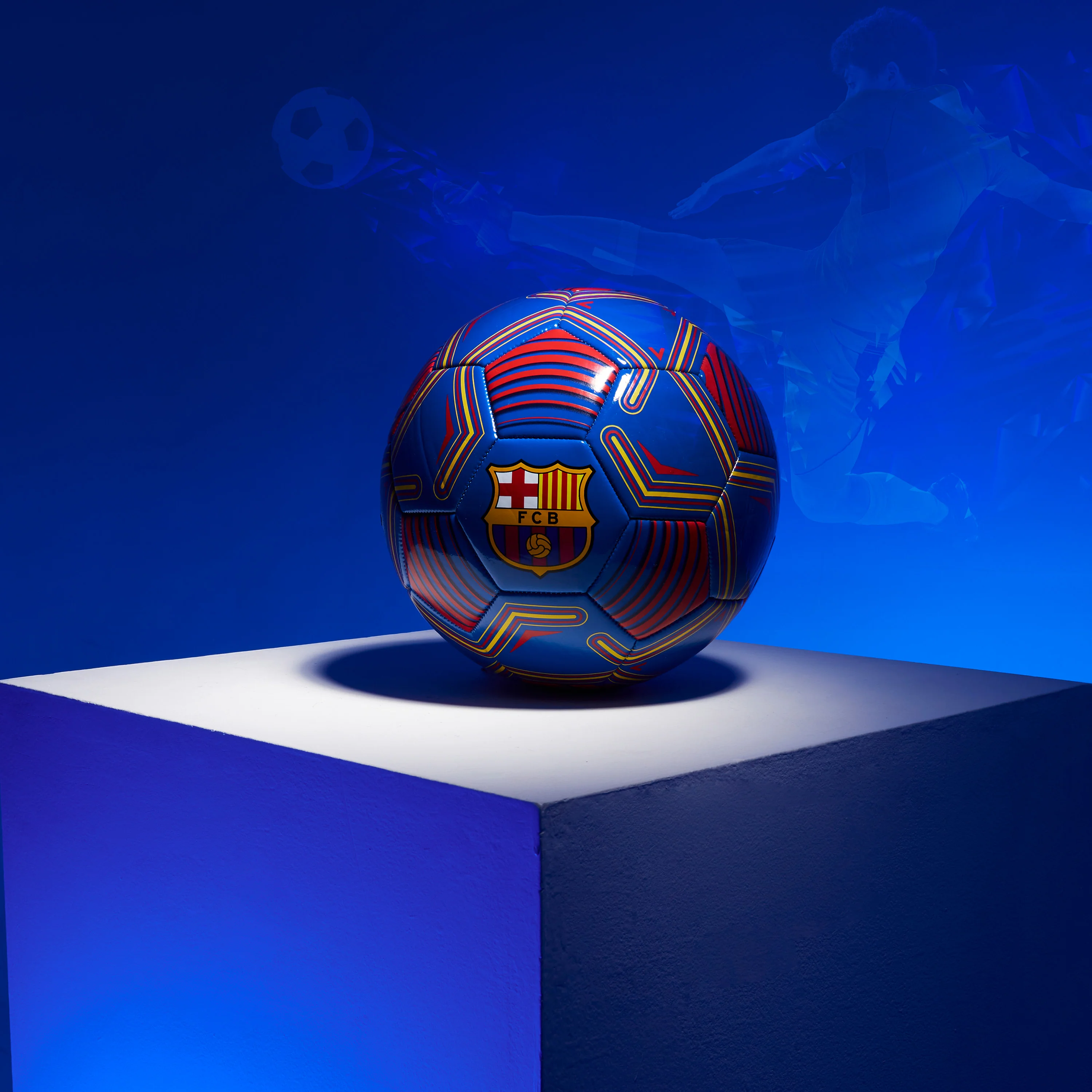 FC Barcelona Football - Soccer Ball for Adults & Teenagers - Size 3 - Image 2