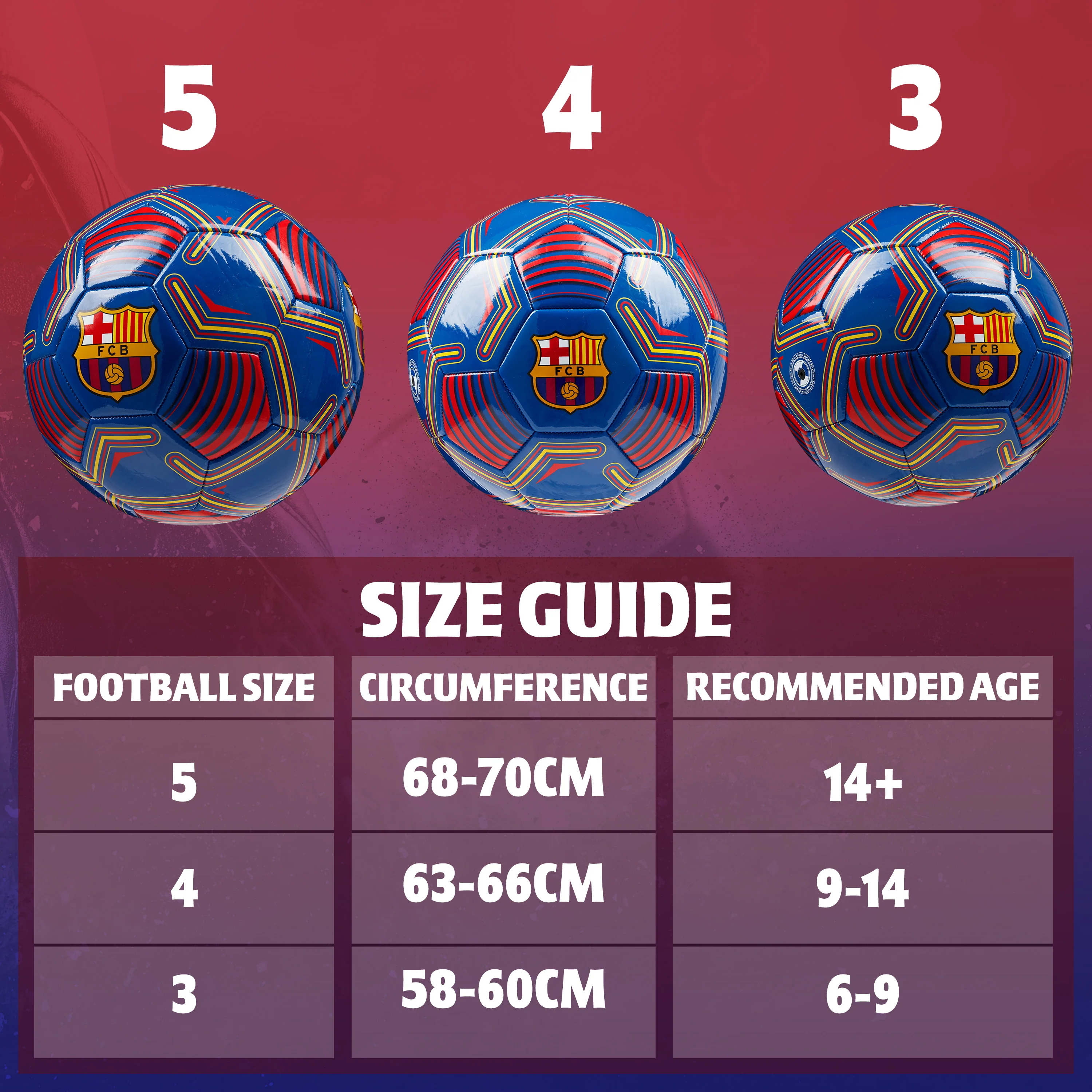 FC Barcelona Football - Soccer Ball for Adults & Teenagers - Size 5 - Image 6