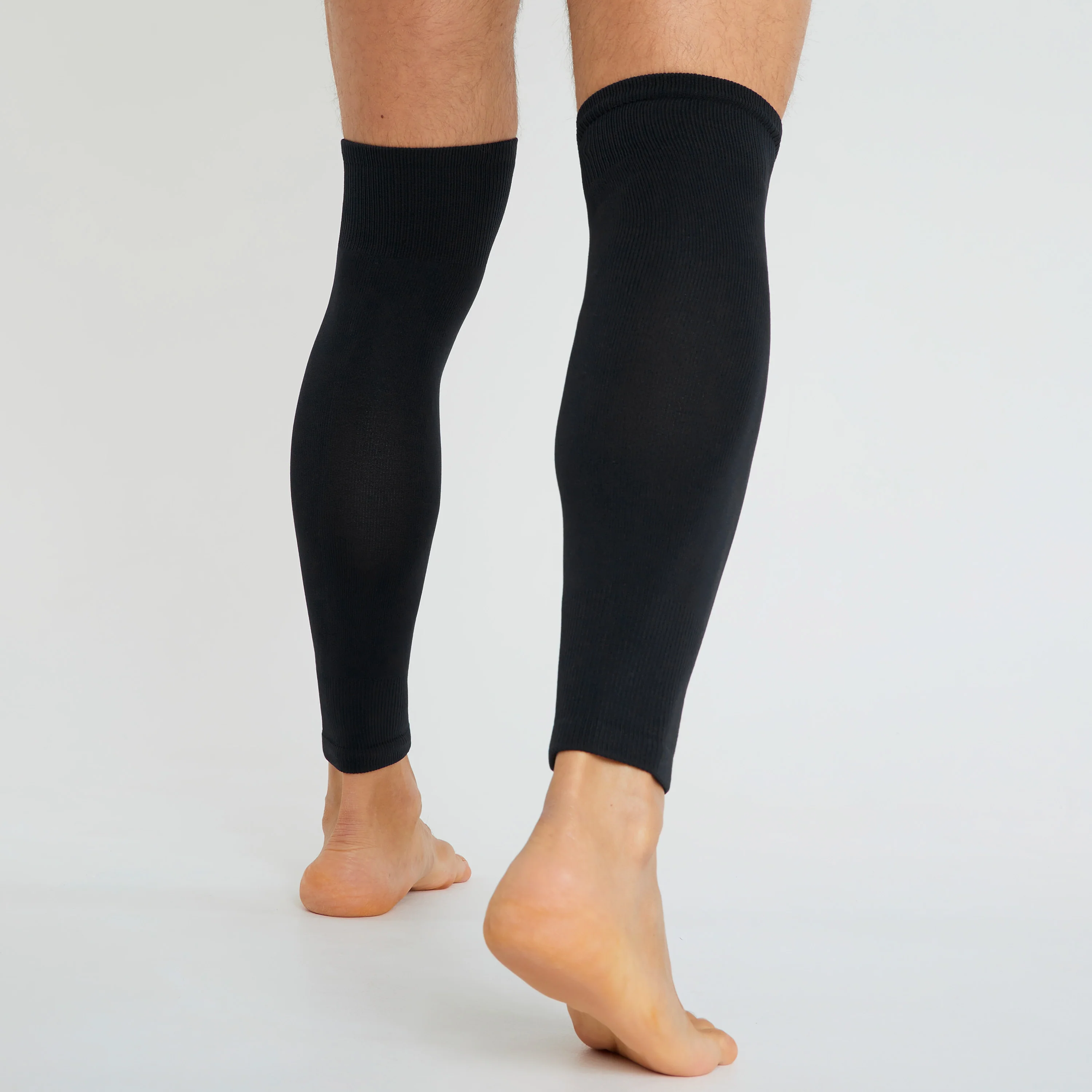 Football Sock Sleeves for Men and Teenagers - Leg Warmers Shin Guard Sleeves - Image 23