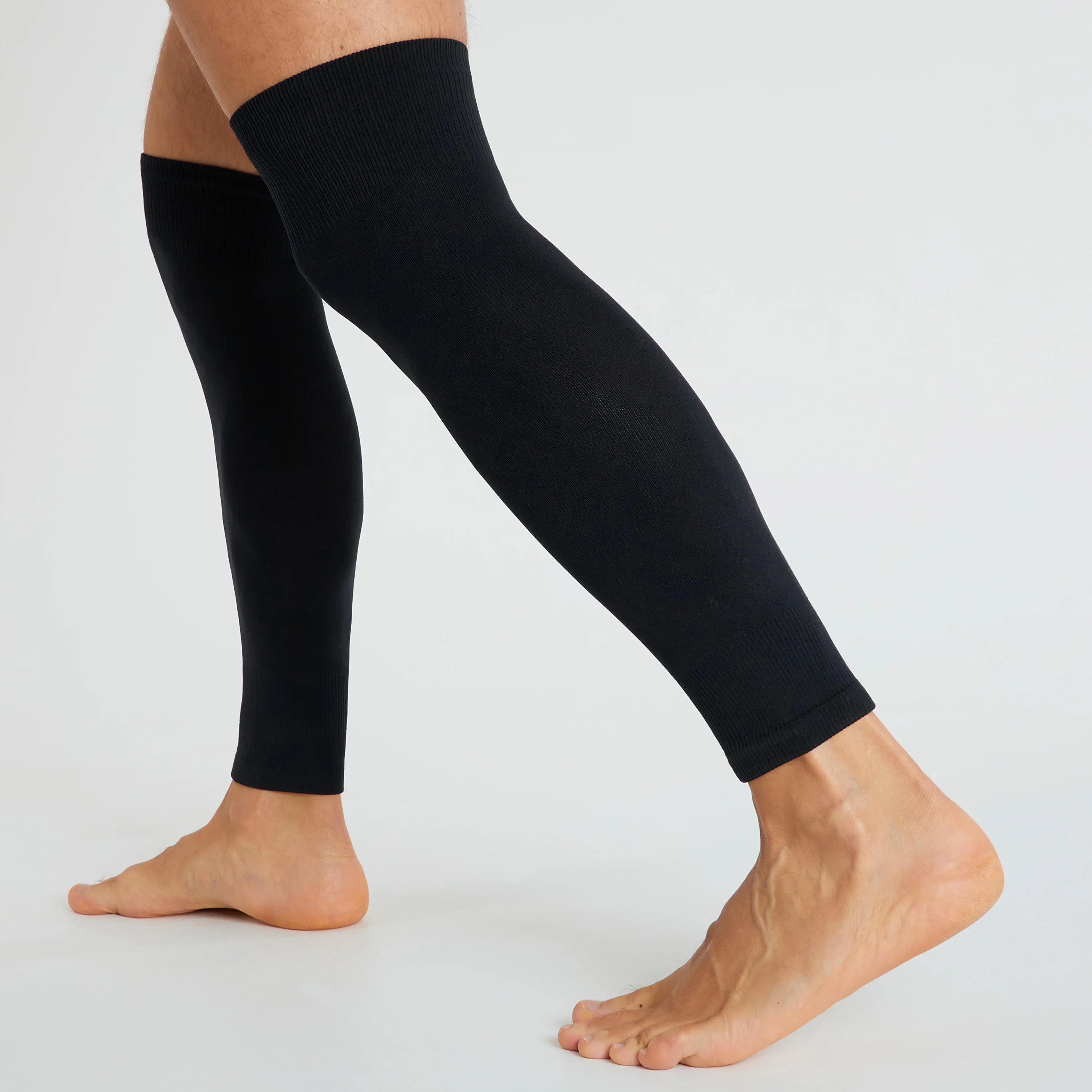 Football Sock Sleeves for Men and Teenagers - Leg Warmers Shin Guard Sleeves - Image 25