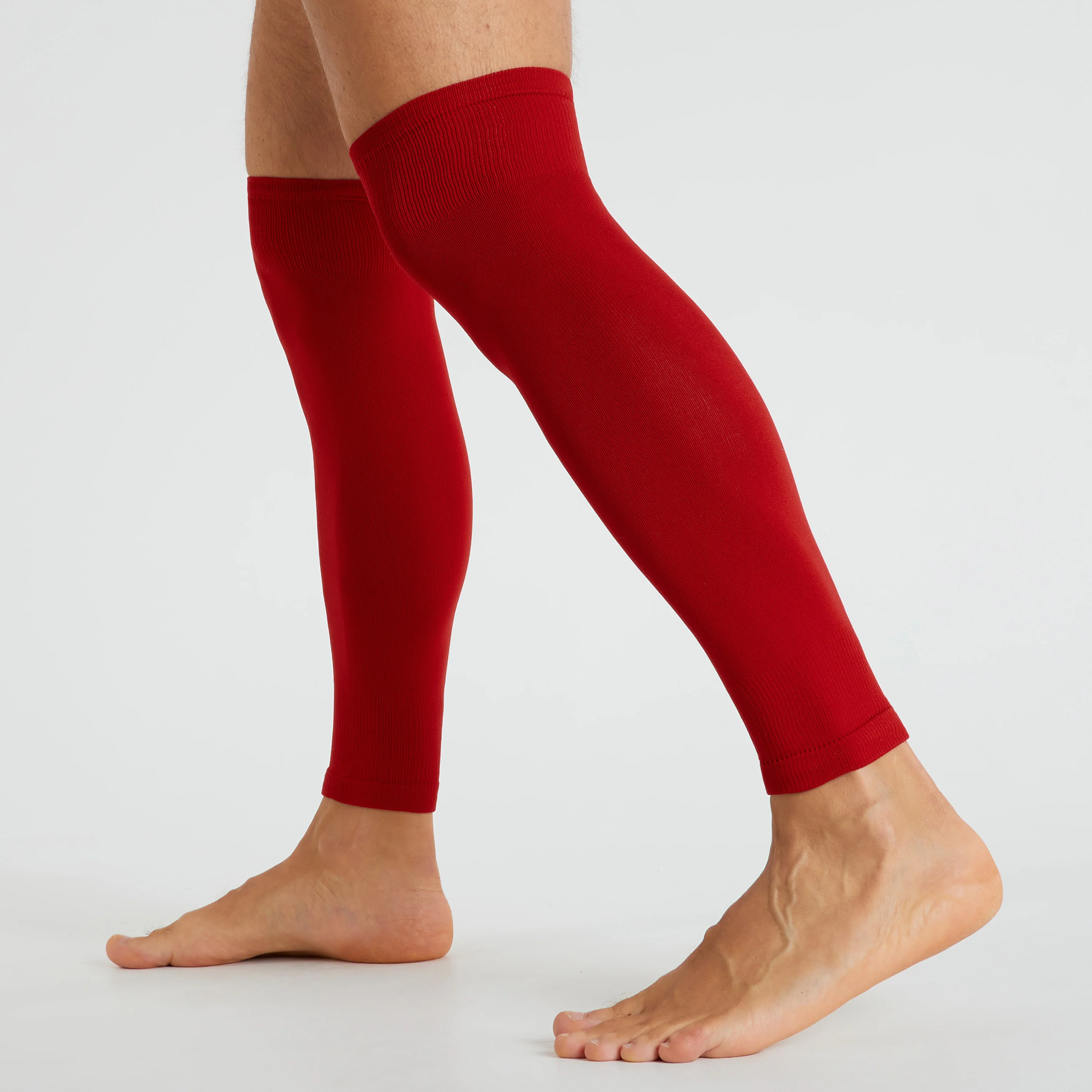 Football Sock Sleeves for Men and Teenagers - Leg Warmers Shin Guard Sleeves - Image 31