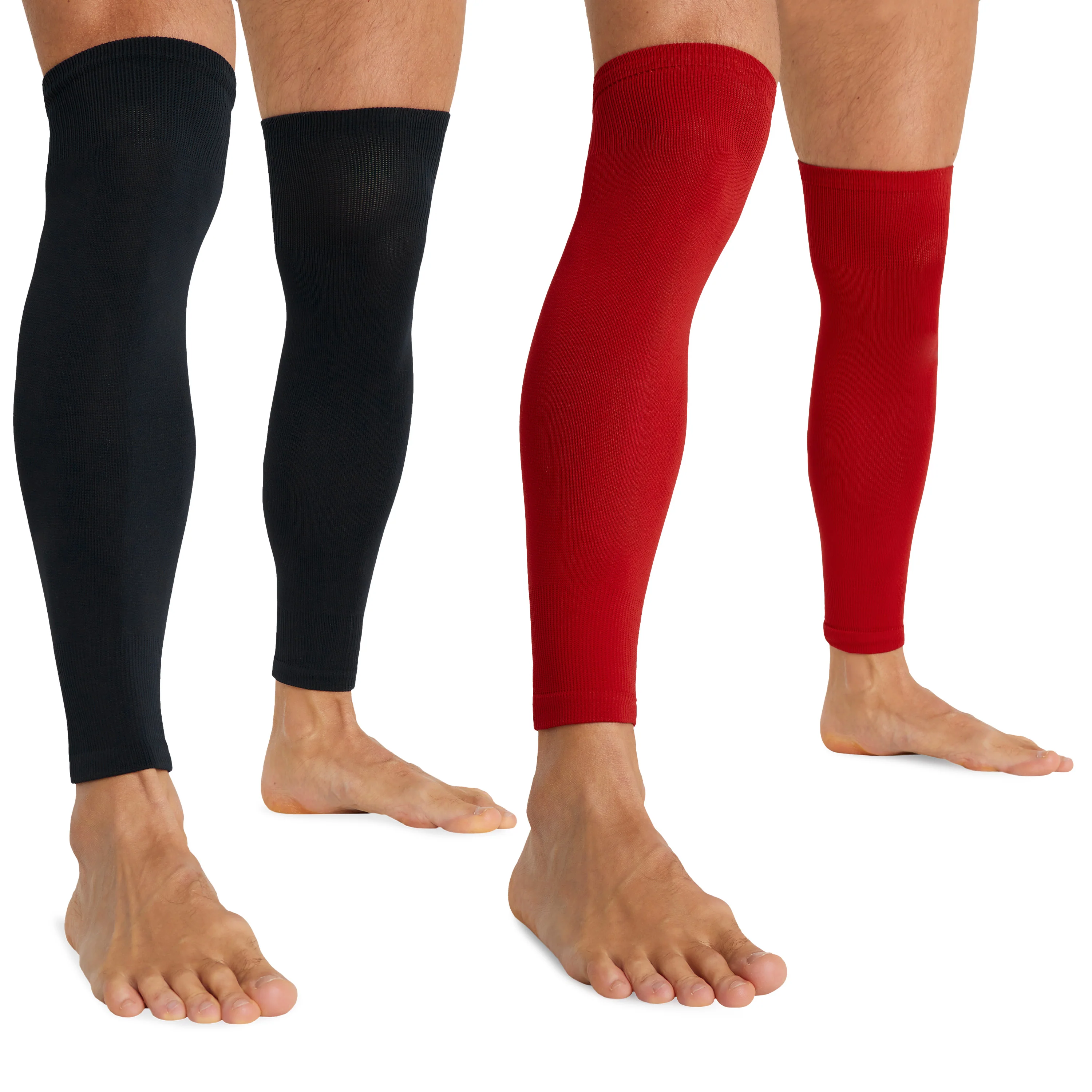 Football Sock Sleeves for Men and Teenagers - Shin Guard Sleeves - Pack of 2 - Image 7