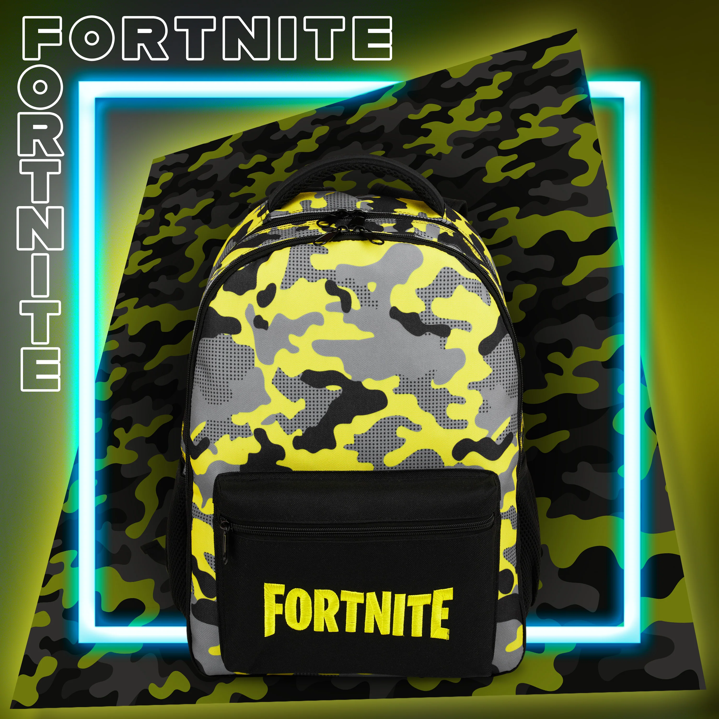 Fortnite Backpack for Kids Teenagers Gaming Rucksack School Bag Camo Daypack Travel Bag for Days Out PE Sports Gamer Gifts - Image 5