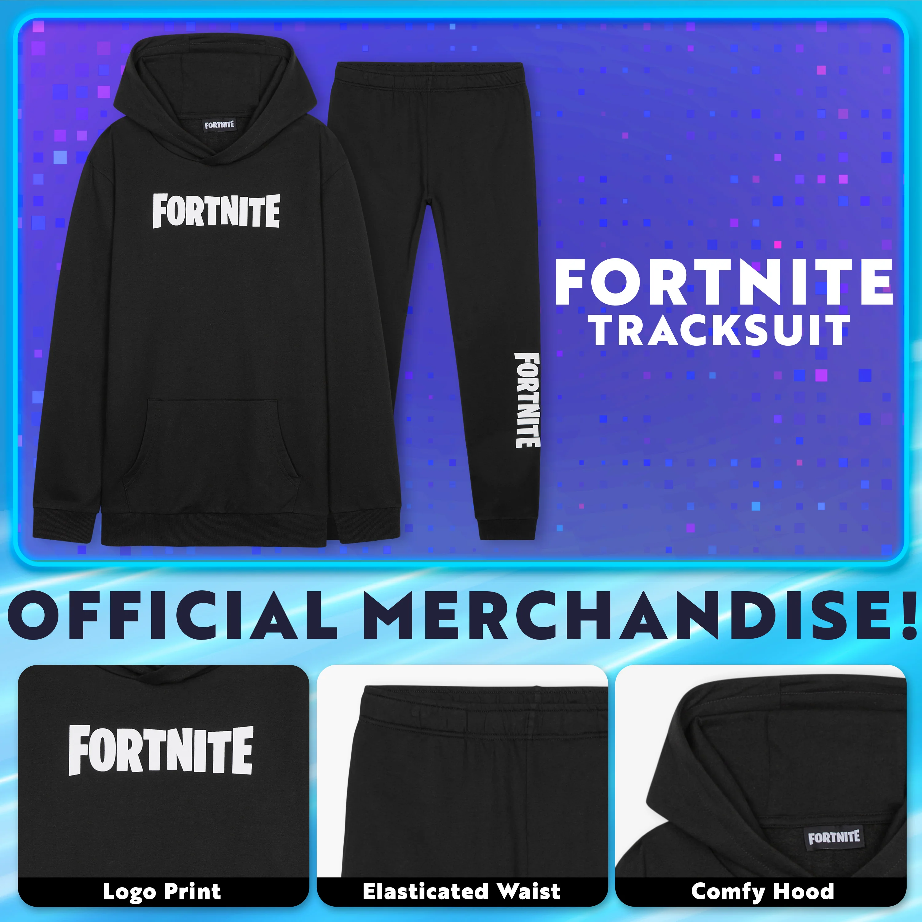 Fortnite Boys Tracksuit Set, Comfy Loungewear Activewear - Gaming Gifts for Boys - Image 3