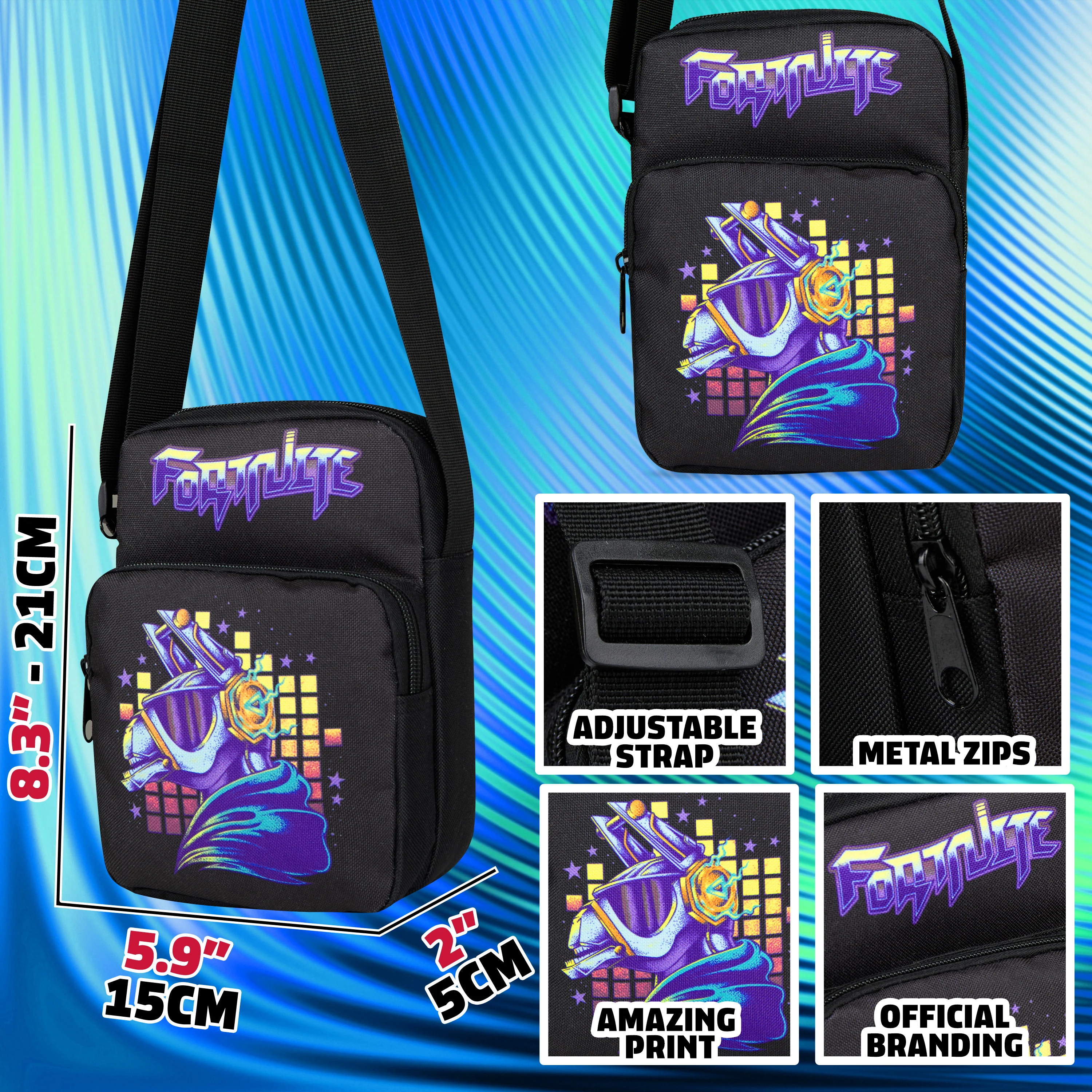 Fortnite Crossbody Bag for Boys Teens Shoulder Chest Sling Bag for Travel Holidays - Image 6