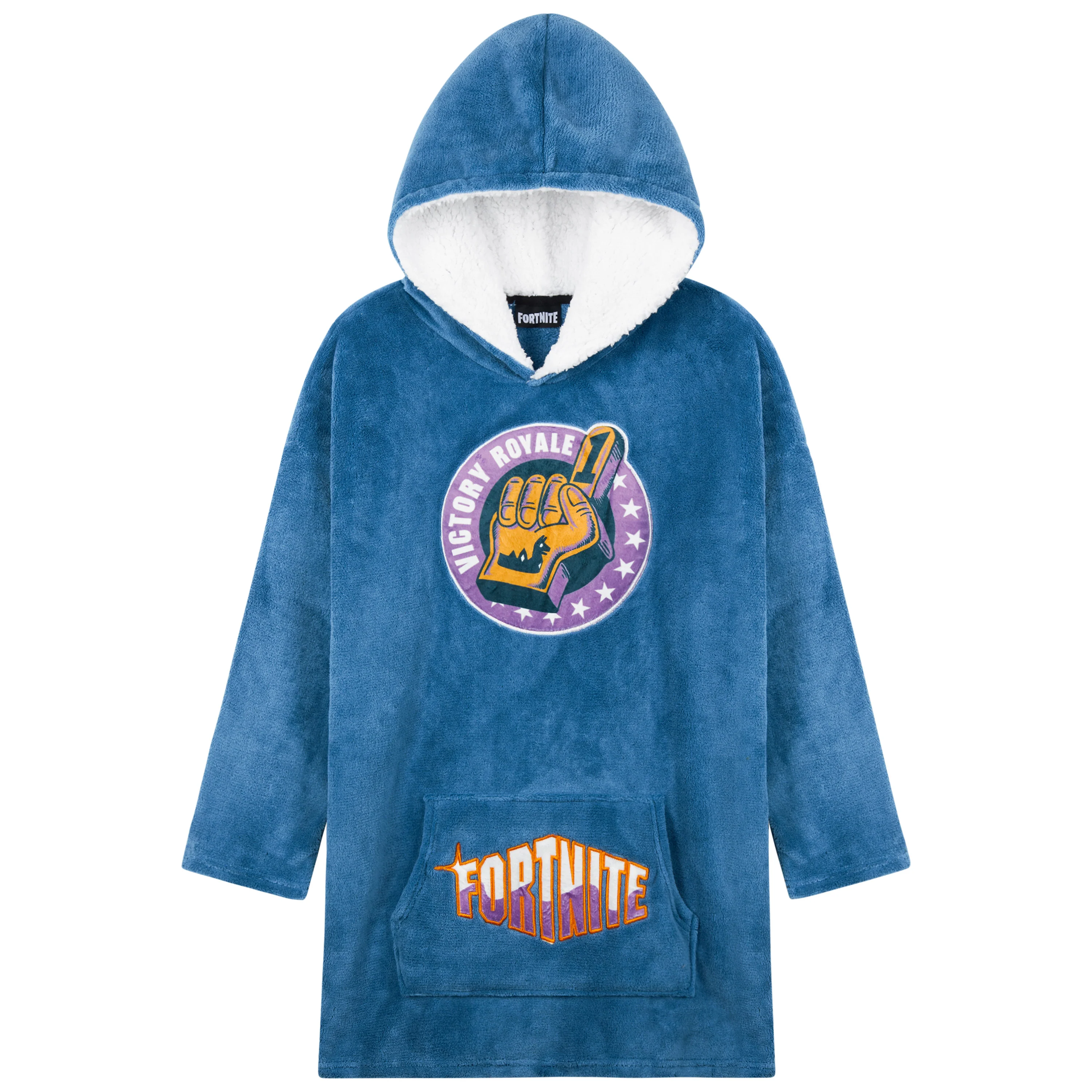 Fortnite Oversized Hoodie Blankets for Boys Fleece Extra Long Warm Wearable Hooded Poncho for Kids and Teens 14+, Gamers Gifts