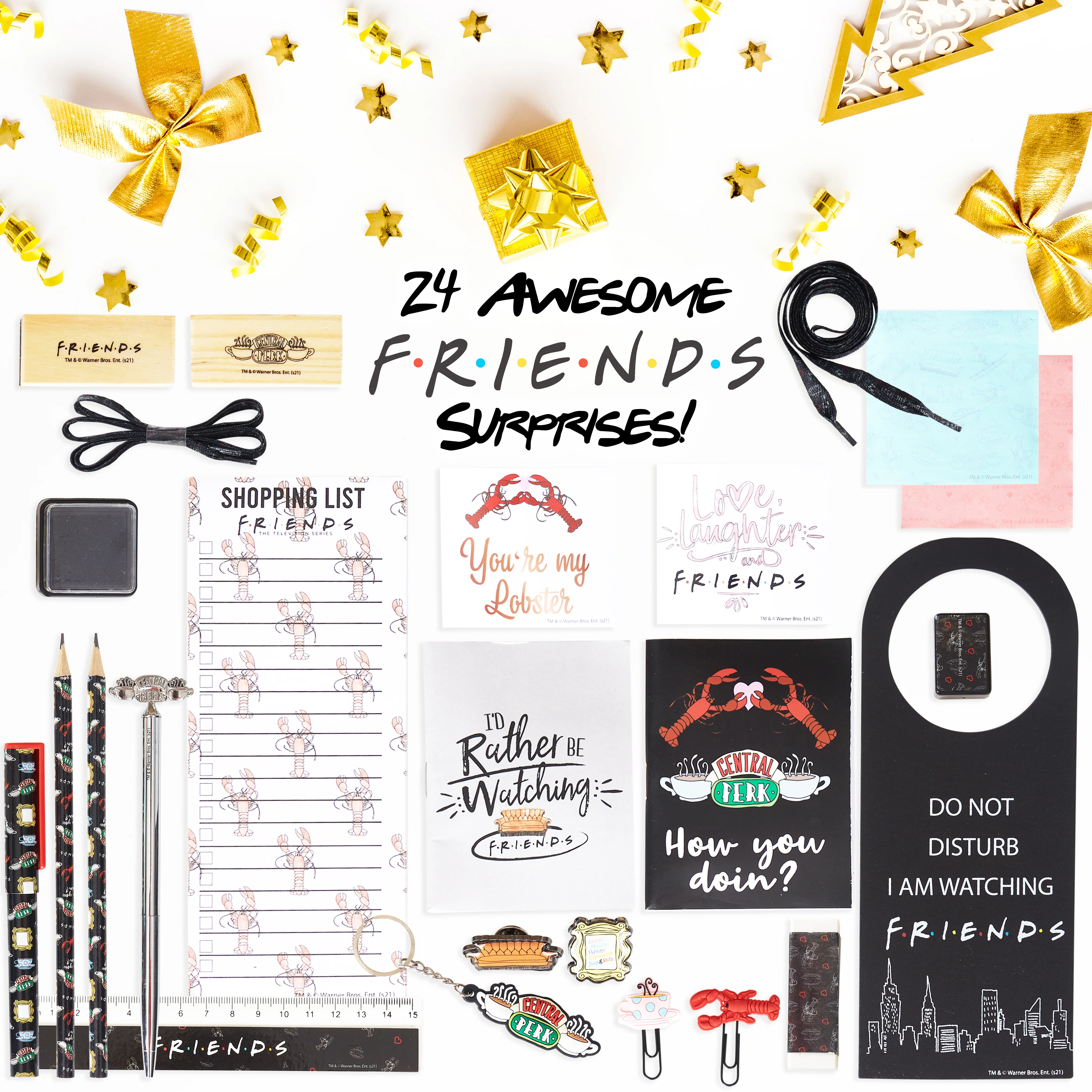 Friends Advent Calendar 2025 for Women Teenagers Kids - Stationery or Jewellery Advent Calendar Official Merchandise (Multi Stationery) - Image 5