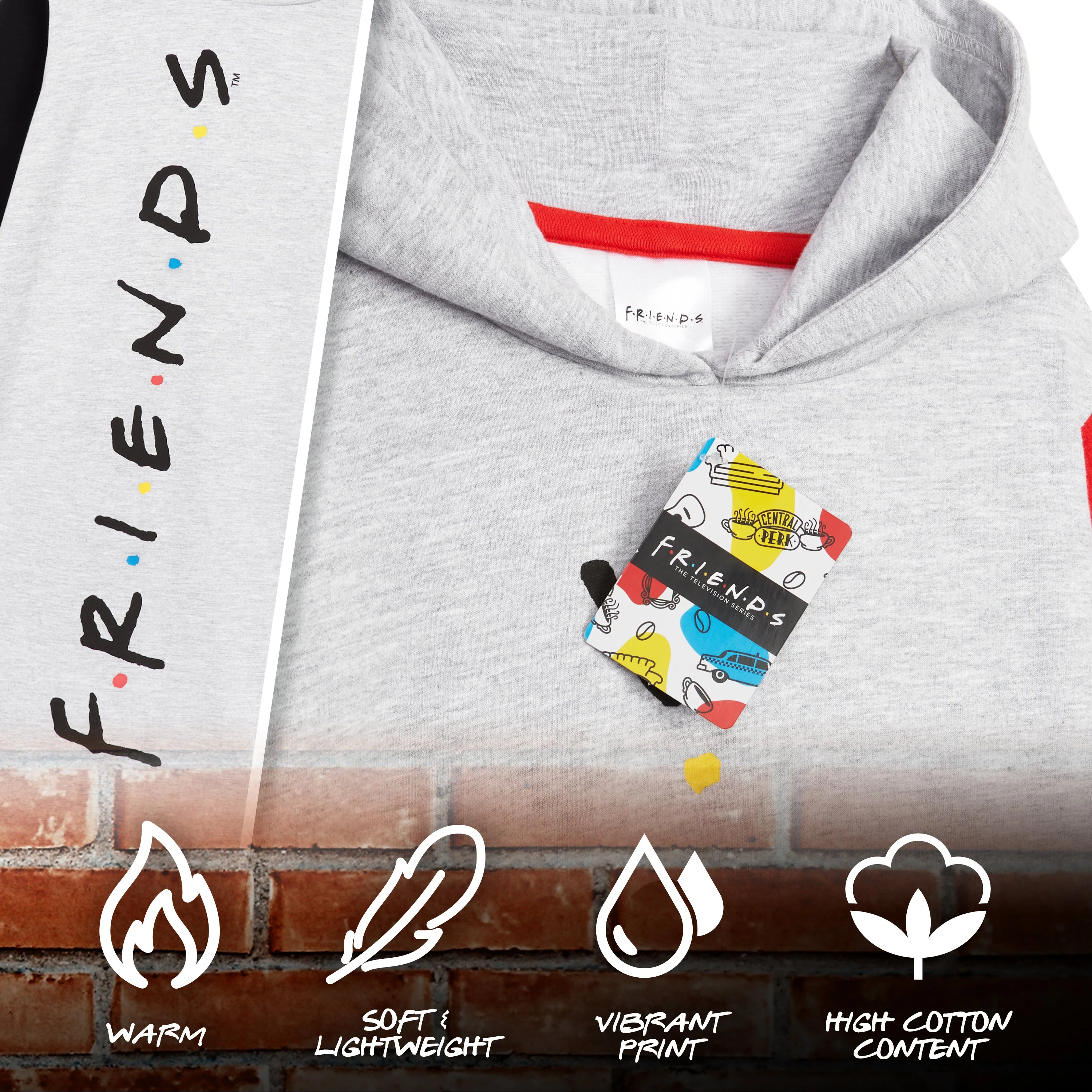 Friends Hoodies for Girls, Girls Hoodie Dress, Friends Merchandise for Girls - Image 4