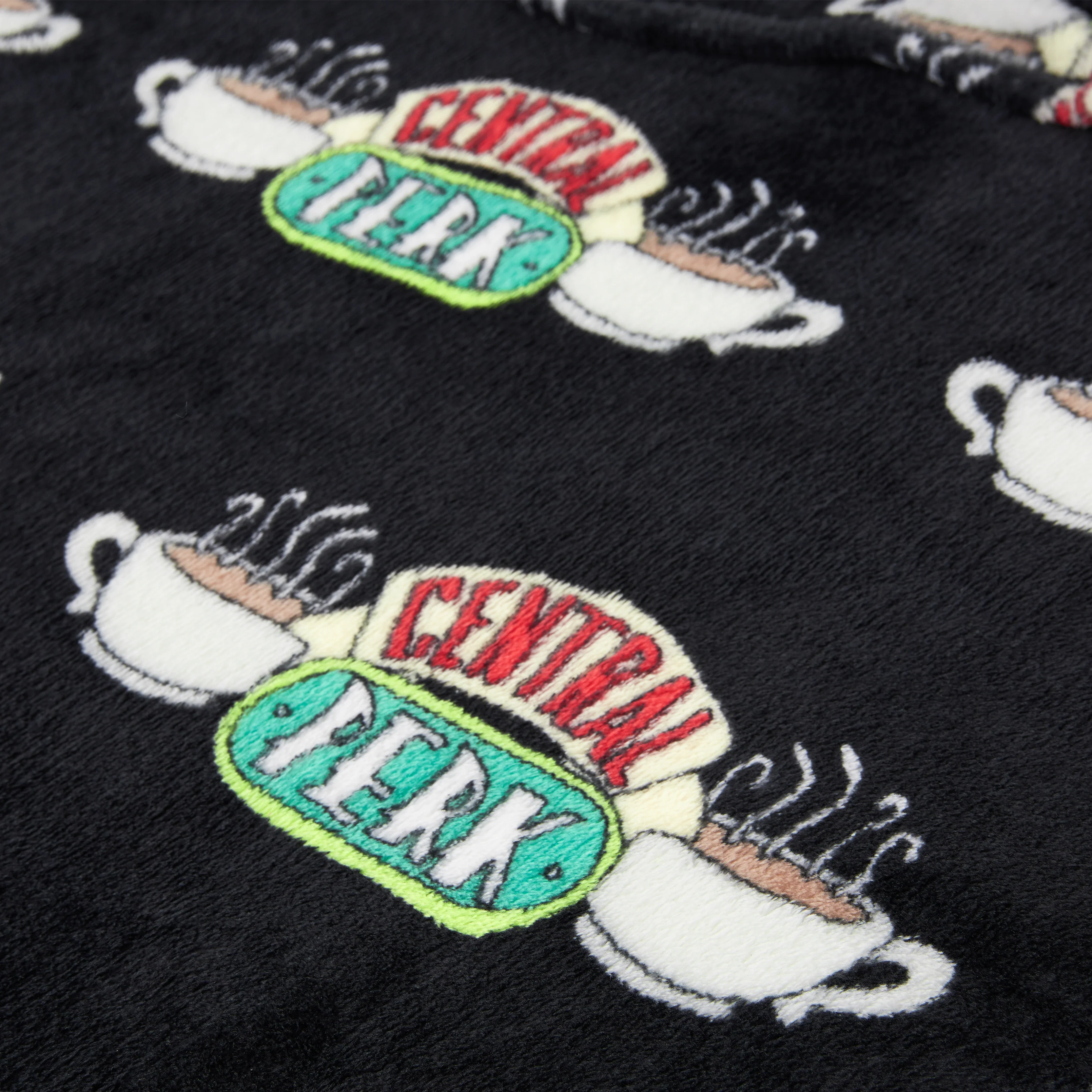 FRIENDS TV Show Fleece Blanket, Super Soft Central Perk Blankets Throws, Warm And Cuddly Official Show Merchandise For Home (Black) - Image 6