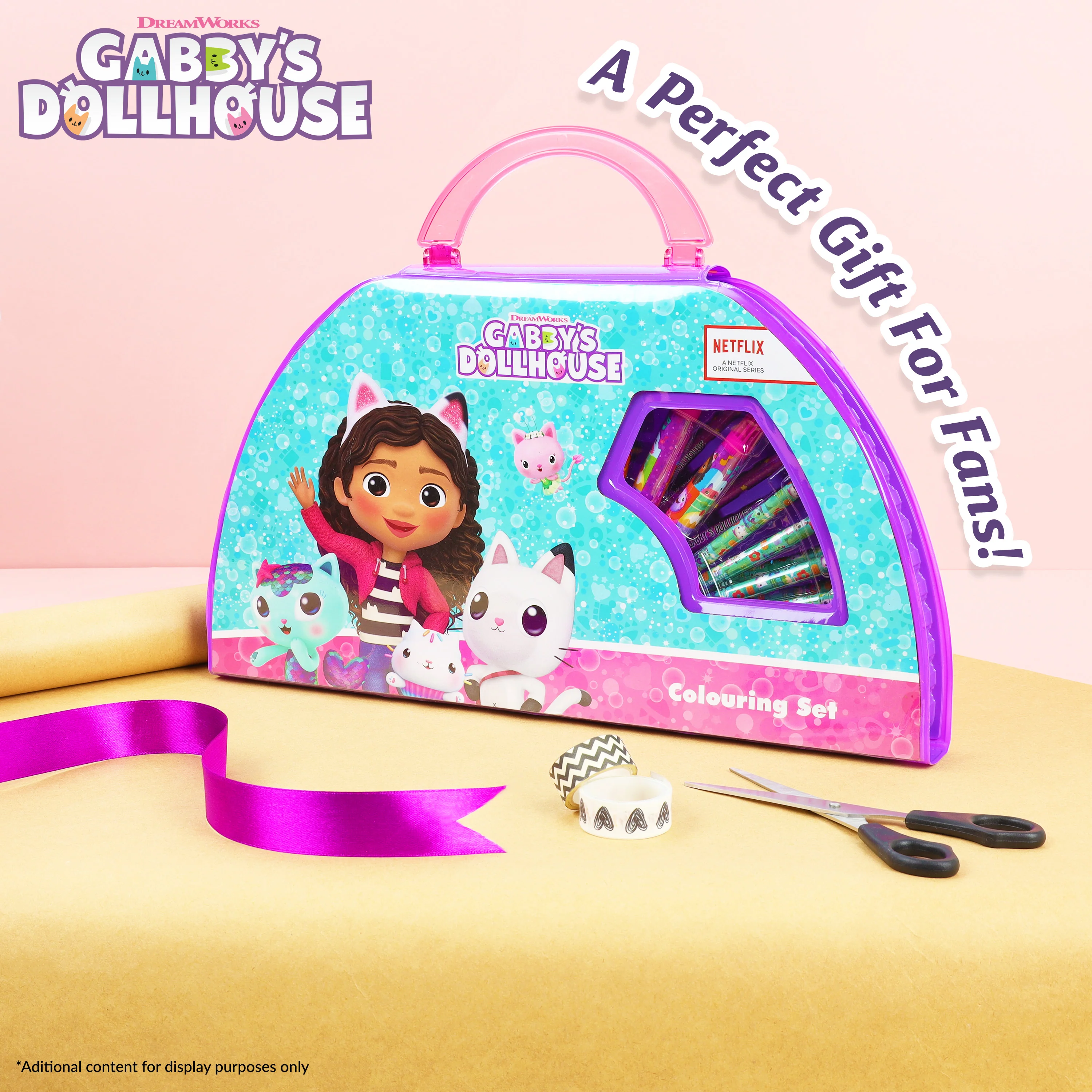 Gabby's Dollhouse Art Set Kids Colouring Set Drawing Painting Sets for Children - Image 2