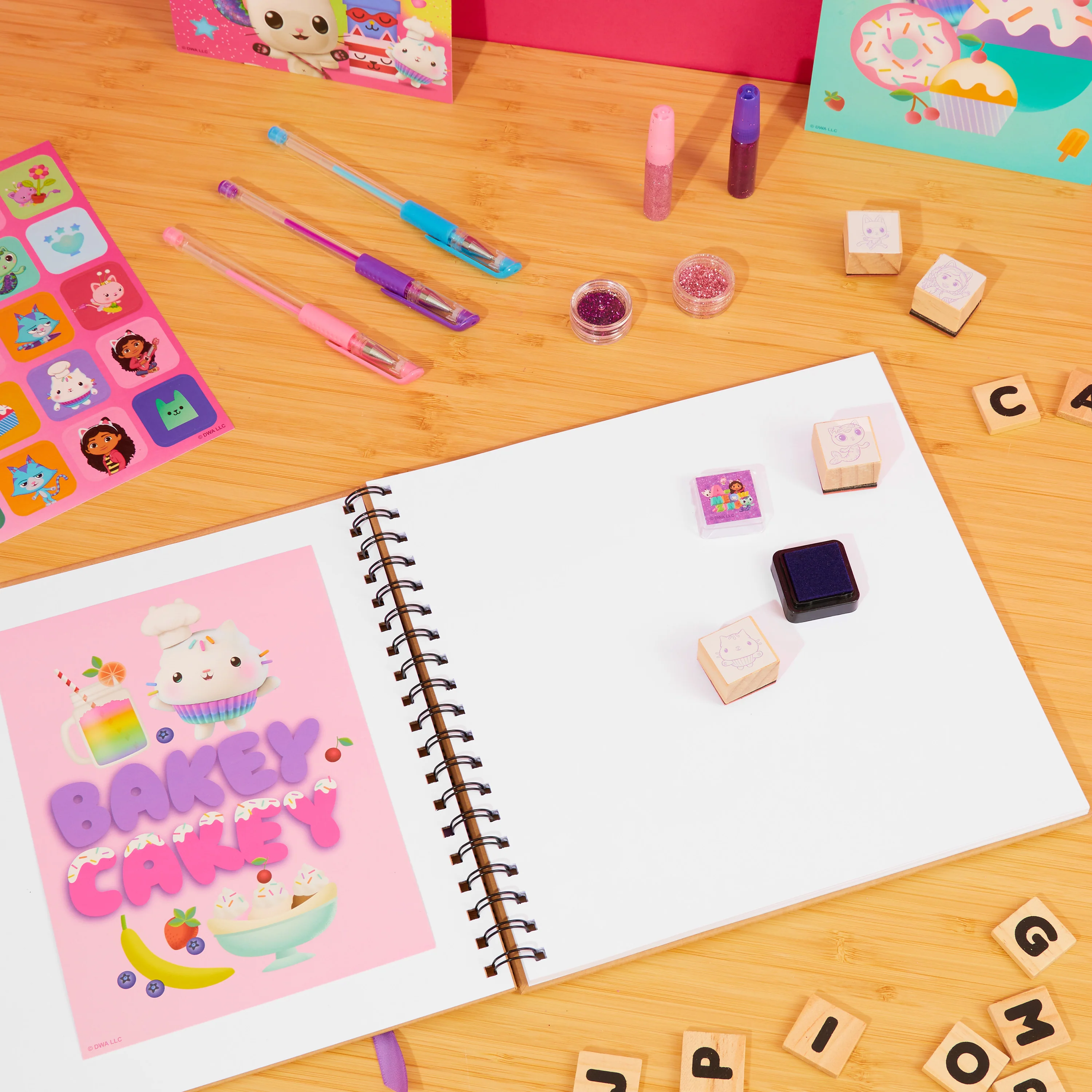 Gabby's Dollhouse Scrapbook Kit for Kids with Accessories - Gifts for Girls - Image 3