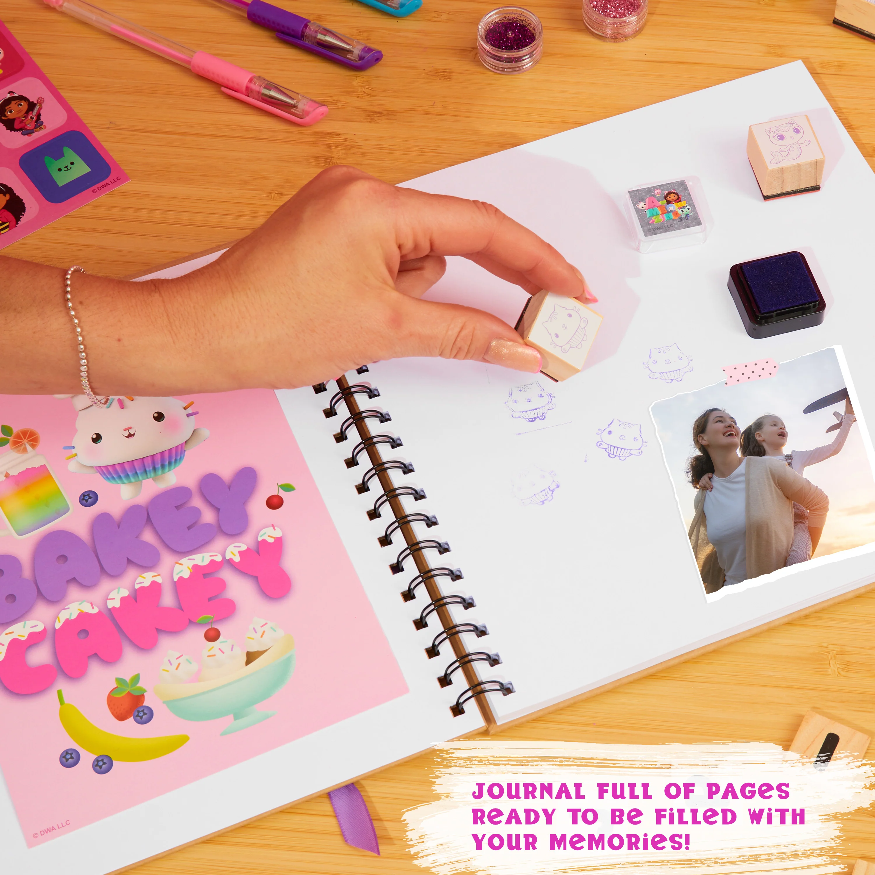 Gabby's Dollhouse Scrapbook Kit for Kids with Accessories - Gifts for Girls - Image 5